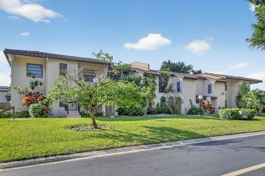 Discover easy, elegant living in this contemporary 2BR/2.5BA townhouse-condo in the sought-after 55+ Boca Lago community. Bright, spacious interiors feature an oversized living area, tile & laminate flooring, updated open kitchen perfect for both everyday cooking & entertaining. Both bedrooms offer large walk-in closets, & refreshed bathrooms add a crisp, modern touch. Enjoy indoor-outdoor living w/a screened lanai & breezy second-floor balcony-both capturing serene lake views. Added perks: in-unit washer/dryer, abundant storage, & ample guest parking. Community amenities include a resort-style pool, spa, & scenic walking trails. Cable, internet, & water are included. Close to shopping, dining, & major highways. Beautifully maintained, move-in ready. Schedule your private showing today.