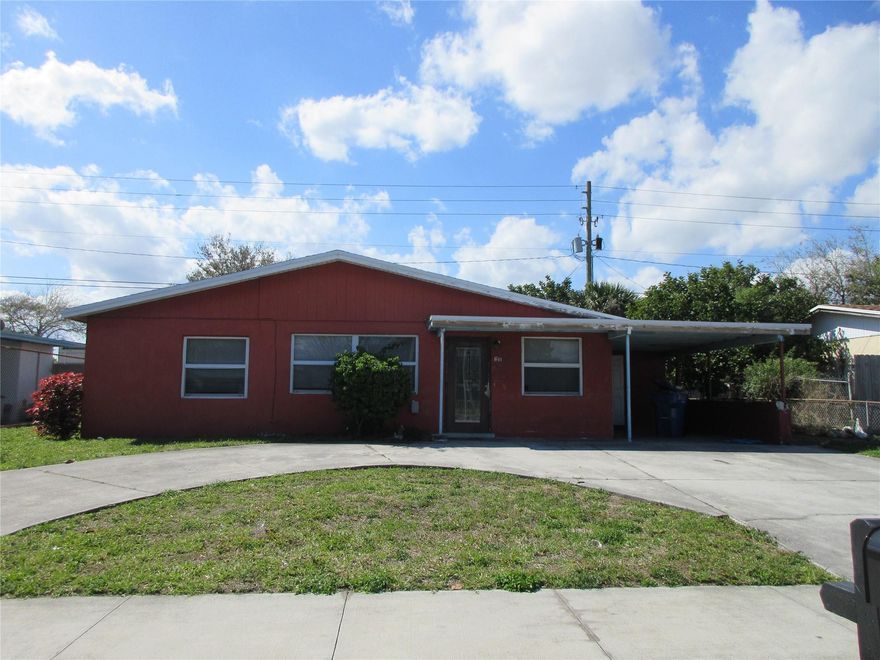 GREAT 4 BEDROOM AND 2 BATHROOM HOME WITH LOTS OF POTENTIAL. ROOF AND ELECTRICAL PANEL IS FROM 2022. AC AND WATER HEATER IS FROM 2023. INSIDE NEEDS SOME TLC. THIS PROPERTY WILL GO QUICK. DON'T MISS OUT ON THIS AMAZING OPPORTUNITY.