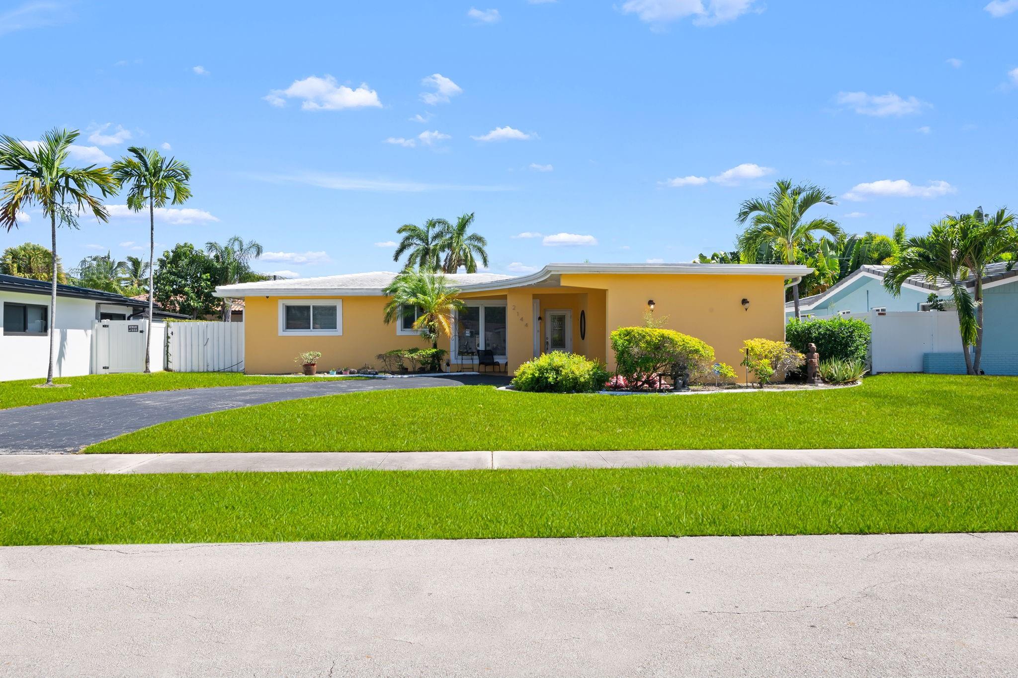 EXCELLENT INVESTMENT OPPORTUNITY! Just 5 minutes from the beach, this 4 bedroom / 2 baths Cavalier Model with pool and carport boasts 9-ft ceilings, impact windows and doors, PVC pipes, updated electrical panel, 2022 AC, laundry room, tile and terrazzo flooring, French doors and crown molding, all on one of Imperial Point’s most desirable and sought-after streets. Priced approx. $100,000 below the 2025 Broward County tax assessed value of $861,070 (per records), it offers exceptional upside potential. Bright open layout flows to a private pool and fully fenced patio, ideal for entertaining or updating to your taste. Circular driveway plus unbeatable location near beaches, top-rated schools, dining, shopping, nightlife, parks, and everyday conveniences. Virtually enhanced interior photos.