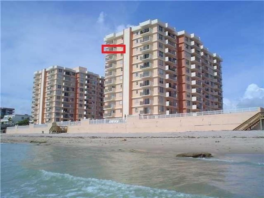 STUNNING COMPLETELY REMODELLED TWO BEDROOM SOUTH EAST CORNER UNIT ON THE 9TH FLOOR WITH TWO BALCONIES. UNOBSTRUCTED OCEAN AND BEACH VIEWS. GRANITE COUNTERS, STAINLESS STEEL APPLIANCES, BUILT INS WITH LOTS OF STORAGE AND HURRICANE IMPACT WINDOWS. LARGE HEATED POOL AND EXPANSIVE DECK STEPS FROM THE SAND. ONSITE MANAGEMENT, EXERCISE ROOM, BILLIARDS AND PETS UNDER 15 POUNDS ALLOWED. NO WAITING PERIOD FOR RENTALS. COVERED PARKING, STORAGE LOCKER AND PLENTY OF GUEST PARKING. FURNITURE NEGOTIABLE.
