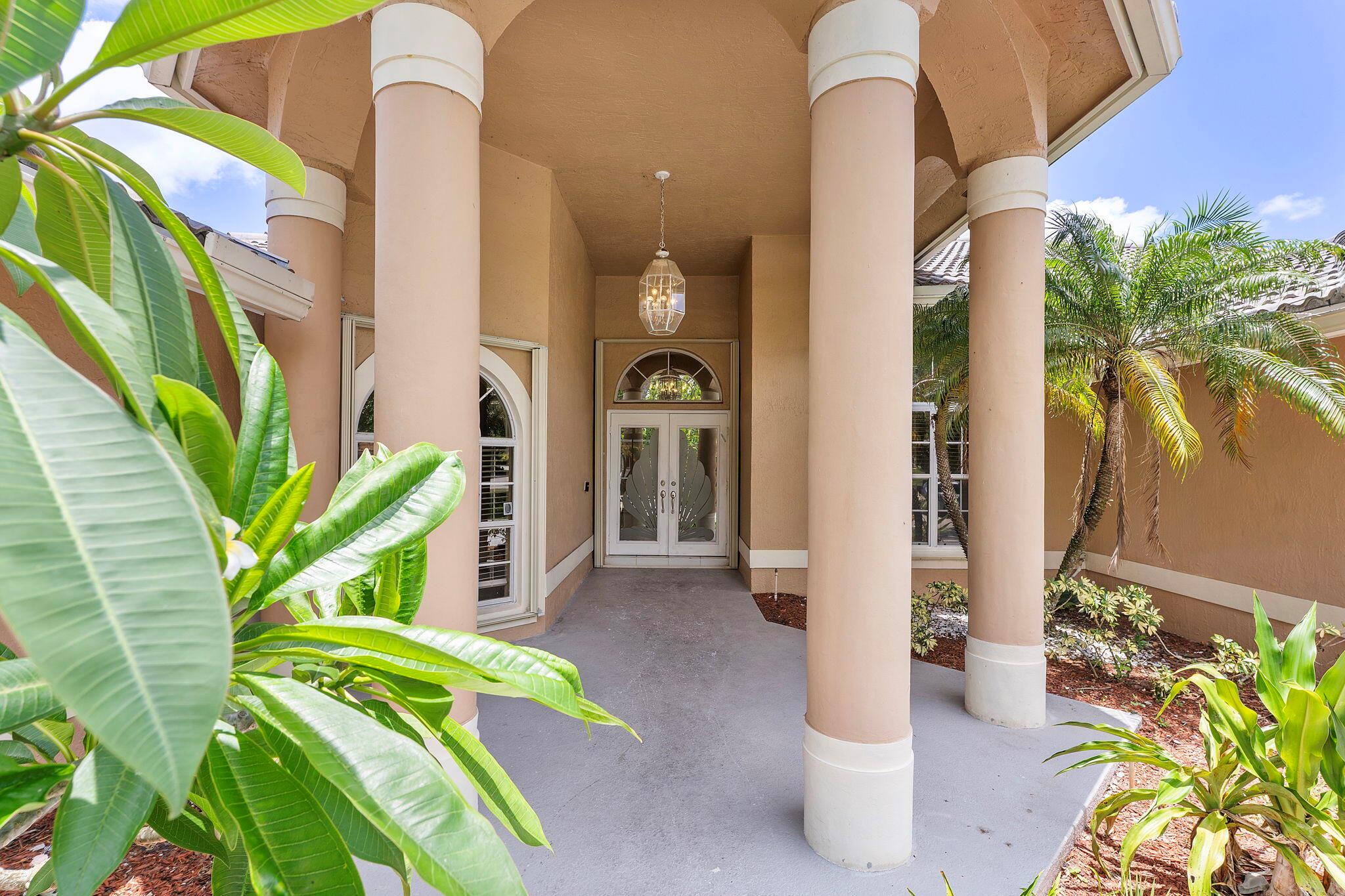 Stunning single-story estate featuring 4 spacious bedrooms and 3 full bathrooms, located in the prestigious and beautifully maintained community of Kensington Glen. This luxurious residence offers exceptional curb appeal with an extended driveway and a two-car garage. Step inside to a freshly painted, light-filled interior that flows effortlessly across elegant tile flooring. The chef-inspired kitchen, adorned with gleaming granite countertops, premium stainless-steel appliances including a state-of-the-art Samsung touchscreen refrigerator and rich wood cabinetry, perfect for culinary enthusiasts and entertainers alike. The open layout extends seamlessly to the outdoors, where a screened-in patio and sparkling pool provide an ideal setting for alfresco gatherings and relaxing