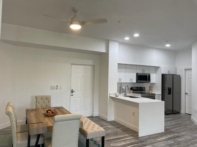 In the most desirable subdivision in Wellington there is a recently remodeled 2 bedrooms , 2 full baths apartment. Enjoy your season in a brand new tastefully decorated home. The Condominium offers tenis courts, swimming pool and gym. All this 5 minutes from the Equestrian shows, across the street from shopping malls and restaurants.