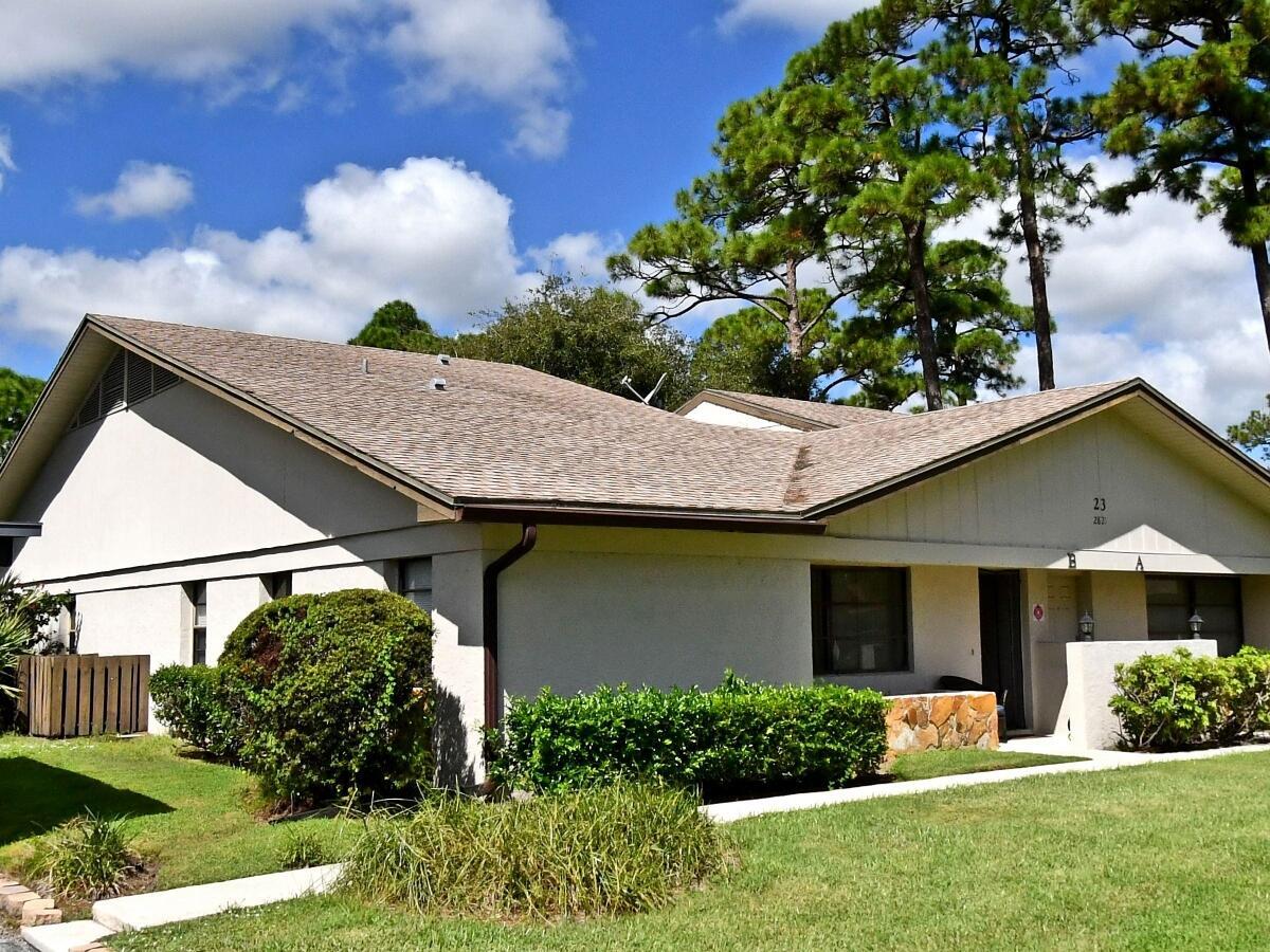 Clean 2 bedroom 2 bath apartment in Surrey Woods community! Such a great price for Florida living! Don't wait, make your offer today to get your paradise home. Community features access to pool, tennis courts, and handball courts. Single-family units in a quad arrangement of four units under one common roof. Nice, quiet and comfortable area--come see it!All information is deemed correct, but not guaranteed. Measurements and fees should be verified by the buyer or buyer's agent.