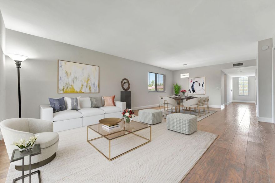 Stunning NEWLY UPDATED 2/2 corner unit in pristine move-in condition! FULL IMPACT GLASS windows & doors (2022), NEWER 2.5 Ton Rheem 16seer Split System AC installed 12/2022, NEW W/D in-unit laundry, Tankless Water Heater 2020, Zebra shades, modern dining room light. New paint w/SMOOTH FINISH walls. High-grade engineered plank wood flooring throughout. Granite kitchen w/Stainless appliances & breakfast nook. Split floor plan w/generous sized bedrooms & ample closet space. Outdoor screened balcony plus charming screened front porch entry. Near shops, dining, parks, A+ Weston schools! Mandatory amazing Bonaventure Club amenities for just $420 per year - pool, tennis, movies, gym, bowling & more! HOA INCL: Ext Insurance, Roof, Ground maintenance, monthly cable, water, sewer, trash & comm pool! Shows like a model! Move-in, pristine condition! Enjoy a maintenance free lifestyle, just lock up and go! GREAT INVESTOR OPPORTUNITY, CAN RENT RIGHT AWAY. Also excellent for anyone looking to move into top school district for less! Starting out? Downsizing? This is for you! HOA is $580 monthly and includes: 1. Insurance for anything outside the condo unit, including roof; 2. Maintenance of the grounds; 3. Pool access; 4. Monthly Cable with Xfinity;5. Water & Sewer; and 6. Trash Removal. A mandatory membership fee of only $420 annually to the incredible Bonaventure Club just down the road, with amazing amenities including resort like pool by the lake, gym, tennis, pickleball, billiards, bowling, skating, movies, cards and tons more social activities! Welcome home to the best of South Florida living!