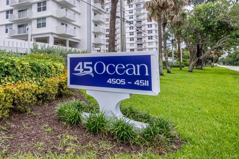 A home in Highland Beach