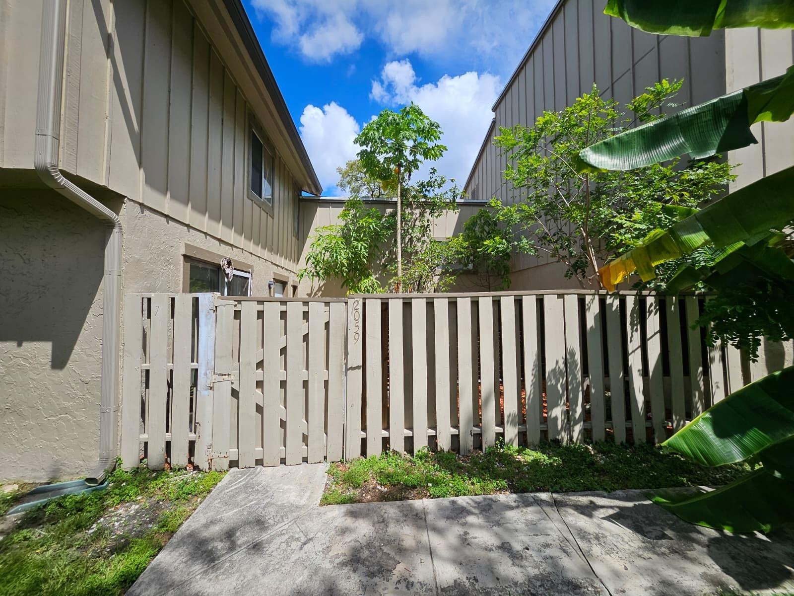 Excellent Investment or First-time Home Buyer! Two-story villa with private patio and detached one-car garage. Maintenance fees include all insurance, water, trash collection, building exterior maintenance, roof maintenance, and pest control. Forty years have passed since certification was established (report attached). No rental restriccions