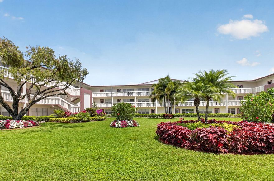 Bright open fully updated 2 bedroom 1.5 Bath.  Open kitchen to dining and living areas.  Stainless steel appliances, quartz countertops all with water views from this corner unit.  Porcelain rectified tile throughout adding an elegant feel.  Full bathroom has shower stall beautifully tiled with glass enclosure. Screened in balcony provides perfect outdoor garden and side water views.  Newly tiled and ready to enjoy.  Whole apartment freshly painted.  Call for your appointment today! Professional photos coming soon.