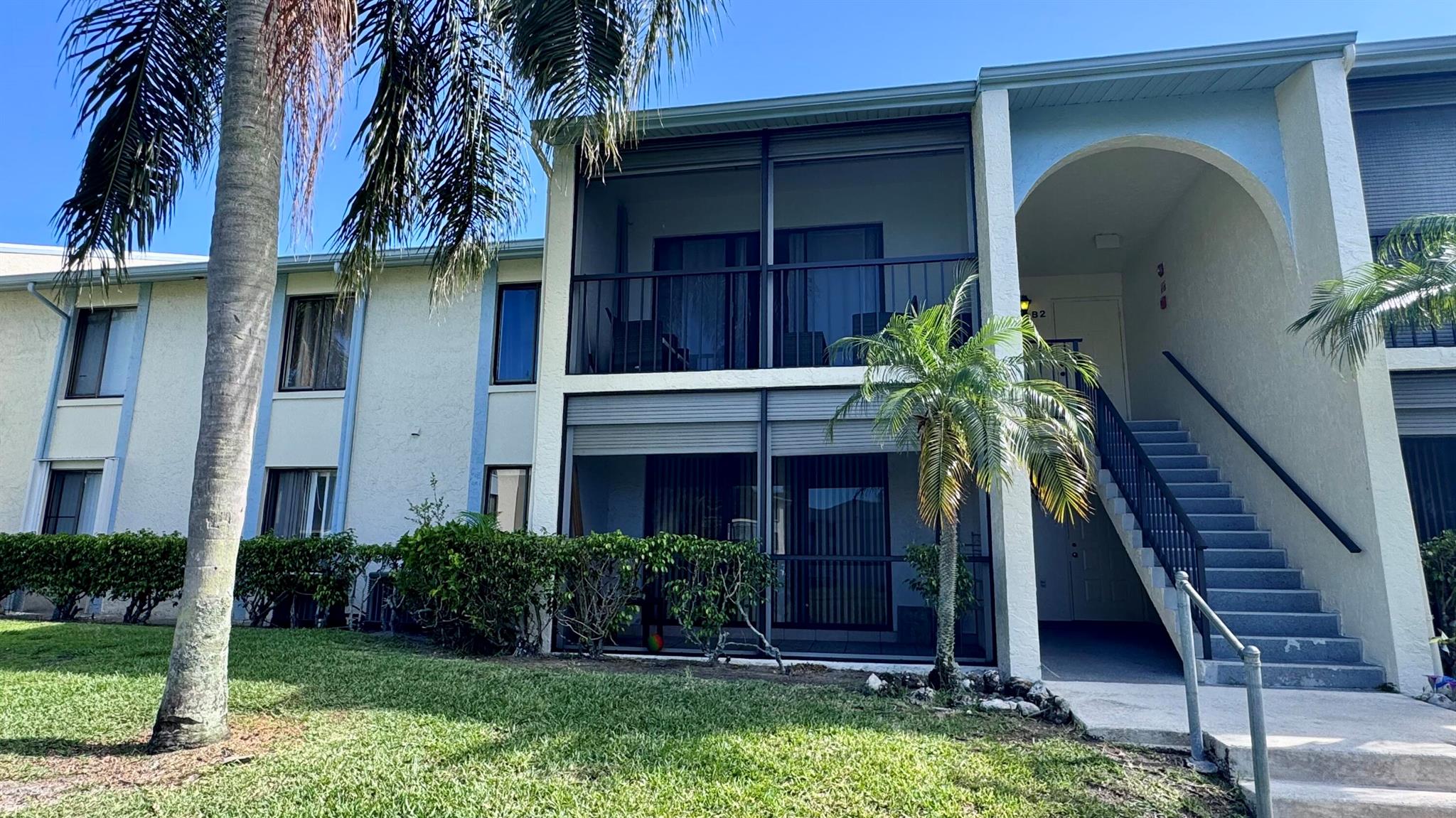 Apartment with a view!! This very nice 2 bedroom, 2 bathroom condo is ready for you! First floor! Laundry room with full size washer and dryer, no carpet, eat in kitchen plus dining area. 24 hr security gated community with pool, tennis courts, walking trails, club house. Great location with easy access to I-95, Turnpike, downtown WPB, beaches, restaurants. Water and basic cable included in rent.