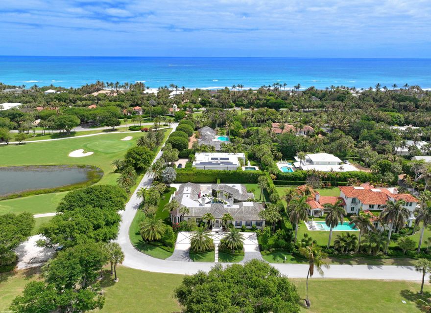 Move right into this beautiful home! Situated in the exclusive enclave of Jupiter Island, 55 Links Road presents a rare opportunity to own a renovated (2024) residence with golf course views. Set on .48 acres, the property features a 2-bedroom, 2.1-bath main home with light-filled interiors and well-proportioned living spaces designed for effortless entertaining. A separate 2-bedroom guest house offers ideal accommodations for visitors. Surrounded by lush tropical landscaping, this private retreat is just moments from pristine beaches and the Intracoastal. Property has designated beach access. A refined offering capturing the essence of Jupiter Island living.