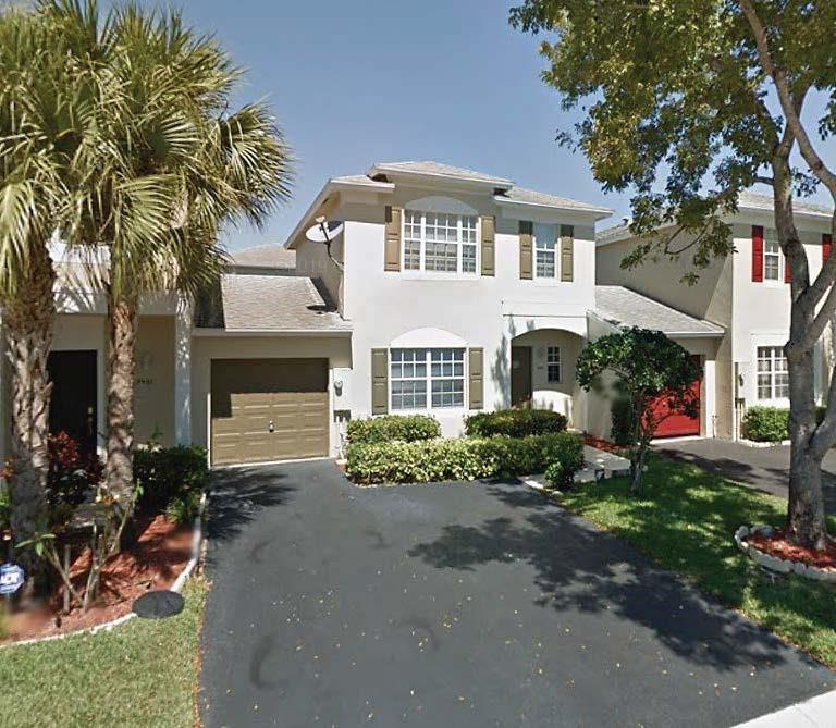 Terrific Townhouse with attached garage located in the sought after Plum Harbor community in West Tamarac. The first level features a spacious living area and kitchen with newer appliances downstairs. The second level features two master bedrooms each with their own en-suite. In the back you'll find a lovely patio to relax on with a small yard. Plum Harbor features a community pool, tot lot, tennis courts. Located just across the street from the Tamarac sports complex. Zoned for A-rated schools. Close to everywhere you want to be (Dinining, entertainment, shopping, airport, beaches, highways, parks & recreation and more). No smoking permitted.