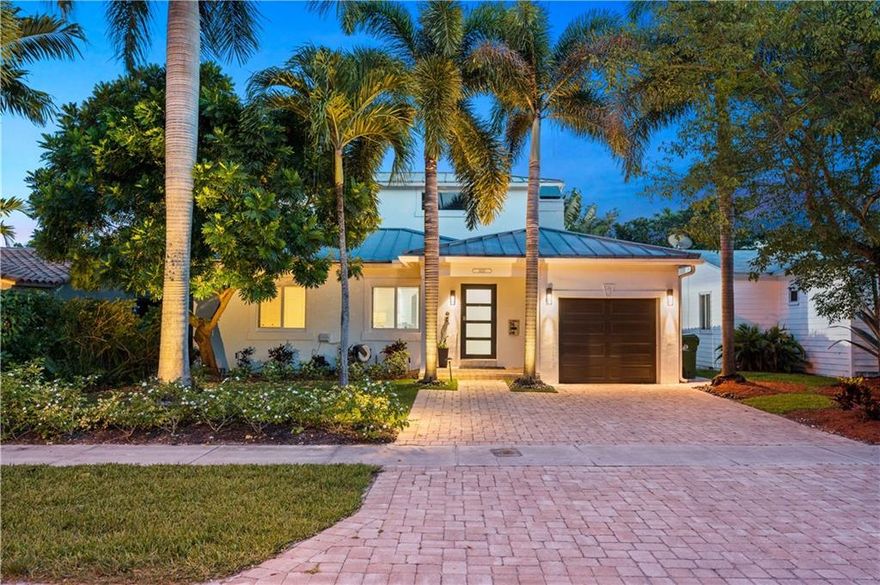 Welcome to this richly appointed and meticulously maintained tropical pool home in the heart of Victoria Park. This home opens to a stunning oasis backyard with a brand-new Tiki Hut, heated saltwater pool with a jacuzzi and a calming waterfall surrounded by lush and mature tropical trees. The turnkey-ready home has all impact windows and doors, a modern open floor plan, newer wood composite floors throughout, a large kitchen with stainless steel appliances, a large master bedroom with a private terrace overlooking the lush landscape, a brand-new travertine deck and a 1-car garage. Located on one of the best streets in Victoria Park favored for its wide sidewalks and beautiful parks. Las Olas Blvd and Fort Lauderdale Beach are nearby. The Brightline station and airport are minutes away.
