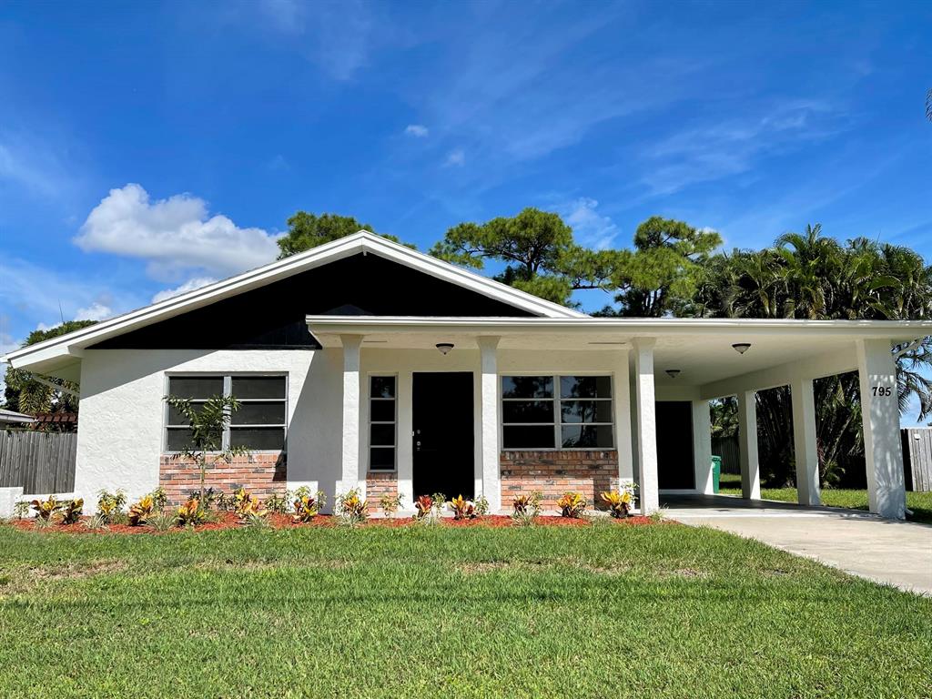 Renovated home. New kitchen, new granite, new LVT wood style flooring, some new windows, fresh paint inside & out.