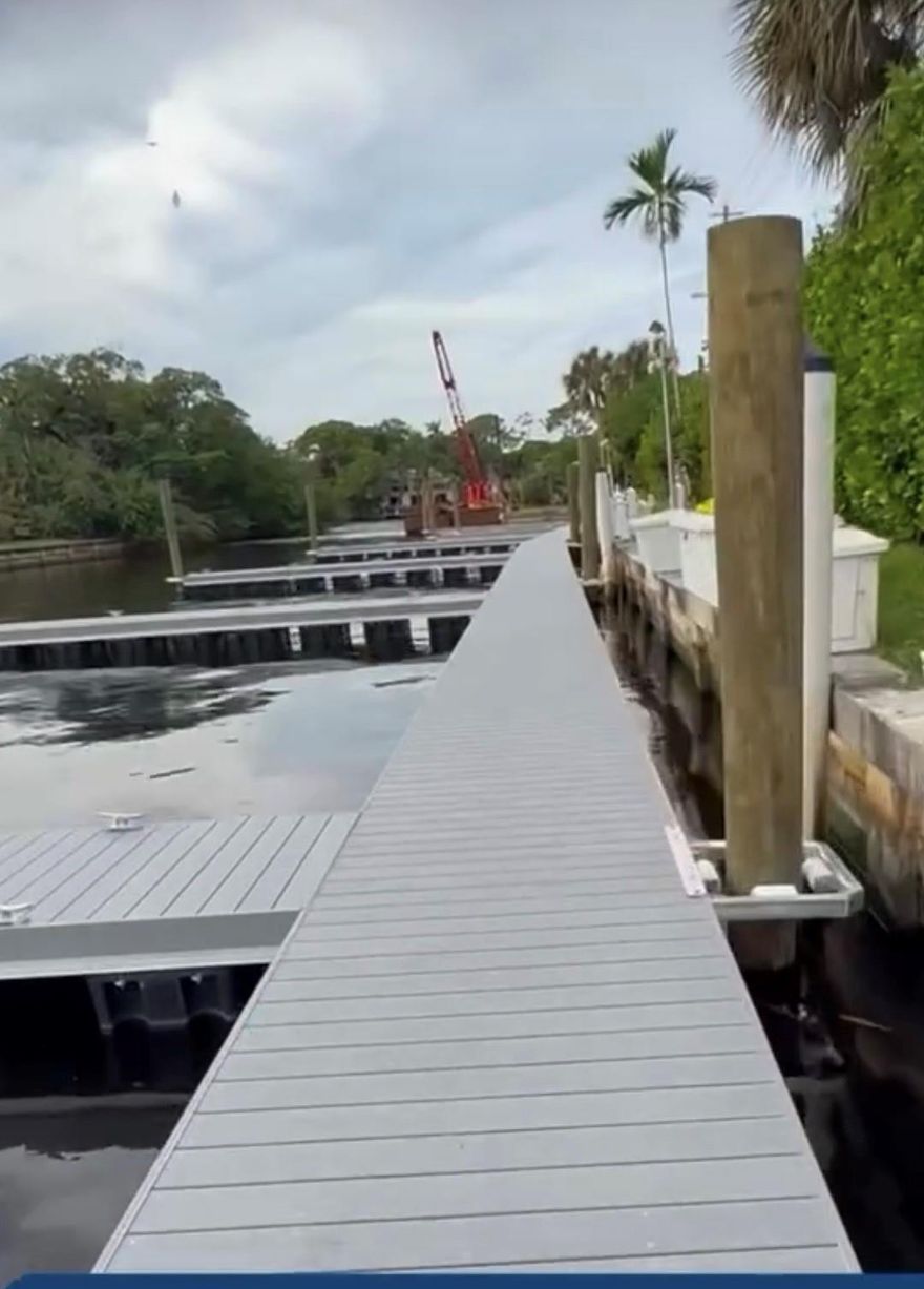 Rare dock available. Located on the New River at Davie Boulevard Bridge. It is not connected to a condo or facility. Located at Rio Nuevo but does not have restrictions of the docks that are purchased with Rio Nuevo Condos. Currently under full renovation of all docks ( floating ). Lease resets upon transfer to a new 100 year lease. Has a dbl gated access ( first through the secured gate for Rio Nuevo , than through second gate at docks.Sq ft  and tax reflect for entire principal. All are divided by amount of leases