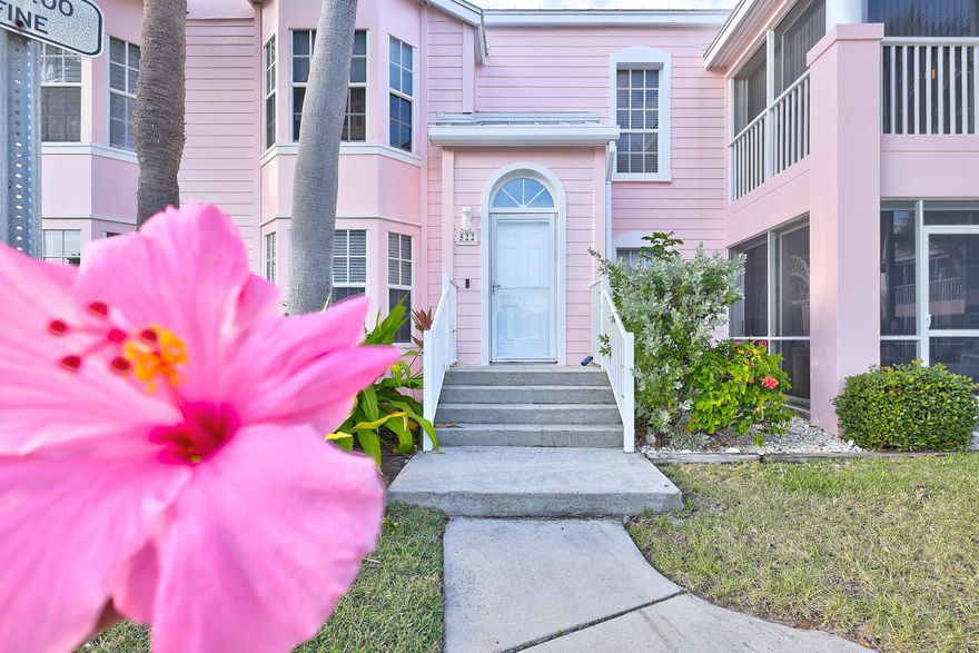 STEPS TO THE BEACH - Turnkey 2nd FL coastal condo in BEACHWALK INDIAN RIVER PLANTATION with low maintenance living, updated, well-maintained 2-bedrm, 2-bath condo just  This light-filled, upper corner unit offers exceptional privacy with no one living above you. Used only a few months over the past three years, with newer appliances and the option to purchase fully furnished for a true turnkey experience. Perfectly situated in the heart of Indian River Plantation and the gorgeous beaches of Hutchinson Island. With approximately 1,450 sq ft, this spacious residence provides plenty of room for comfortable full-time living, a relaxing vacation retreat, or an excellent income-producing rental. The enclosed balcony/lanai features sliding glass doors with screens for you to enjoy the ocean breeze or use as additional living space. The association fee includes basic cable TV, internet, building insurance, exterior maintenance, lawn care, pool service, security,  water, reserves, parking lot, paving, railings, screens, flood insurance, roof, and roof repairs.