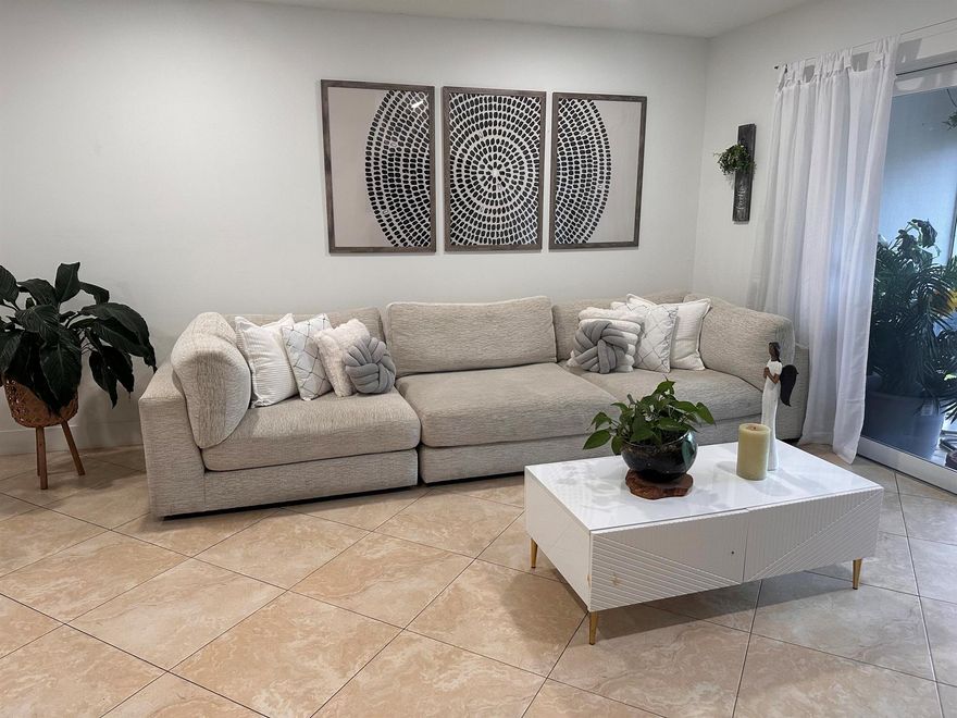 Completely renovated. Impact windows and front door.  Open concept Kitchen.  Marble bathrooms.  Laundry and utility closet in unit.  Beautiful screened balcony with lake views. Assigned parking and storage unit.  Plenty of parking for guests.  Club house renovated with pool, gym, tennis and pickle-ball courts.  Pets are welcome.  3.3 miles to beautiful Delray Beach.Delray Beach offers near by golf, cultural experiences, outdoor recreation, fitness and spots, social night life and community events.