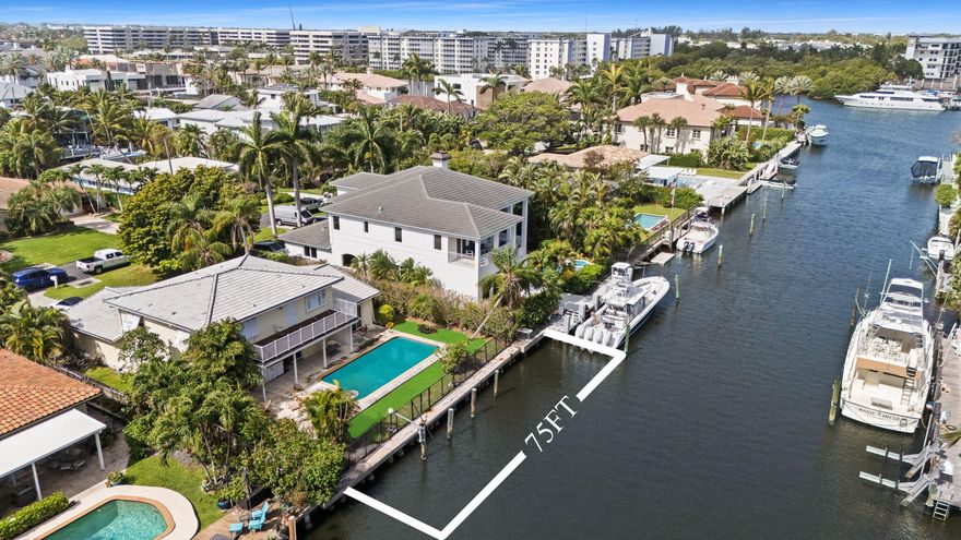 Prime waterfront development opportunity in this exclusive enclave of homes in the heart of East Delray Beach.  75 ft of waterfront x 125 ft depth on a deepwater canal.  Perfectly positioned near downtown's Atlantic Avenue, fine dining & shopping, and steps away from the beach.  Build your dream custom residence or develop a spec home in this rarely available location.