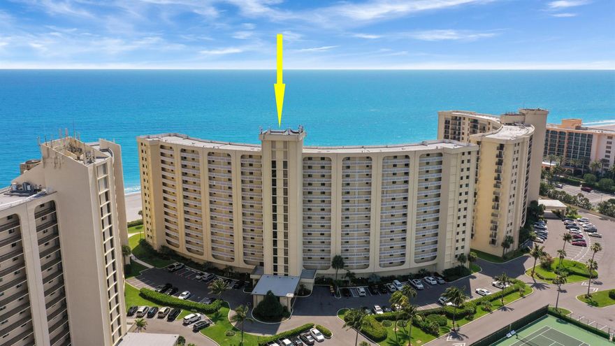 AVAILABLE WINTER 2026! Last minute seasonal rental JUST became available!  Highly sought after 200 Building of Ocean Trail, a lavish ocean front residence in Jupiter, FL. Unit 407 offers dramatic views of the Atlantic Ocean with a spacious balcony rendering panoramic sunrises! This condo features a king sized bed in the master and a queen sized bed for the guest room. Tile floors throughout, a fully stocked kitchen, and underground parking. Washer/Dryer in unit. Everything you need for your winter break! Ocean Trail is comprised of 5 buildings featuring five-star amenities such as, heated pools and spa, tennis courts, fitness centers, clubhouse, and 24-hour security. Walking distance to golf course and dining and only 30 minutes to Palm Beach International Airport.