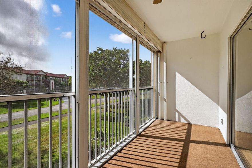 Beautiful 2BR/2BA condo in Century Village Pembroke Pines. A well-maintained unit ready for your personal updates—an ideal canvas to bring your vision to life. Features an eat-in kitchen with stainless-steel appliances, laminated floors, fresh paint, a tranquil garden view, and a spacious walk-in closet in the primary bedroom. Enjoy a vibrant 55+ community with golf, pools, tennis, gyms, a great clubhouse, clubs, and nonstop activities. Prime location near shopping, dining, and hospitals. HOA includes water, cable, and internet. No rental restrictions; 650 credit score required.