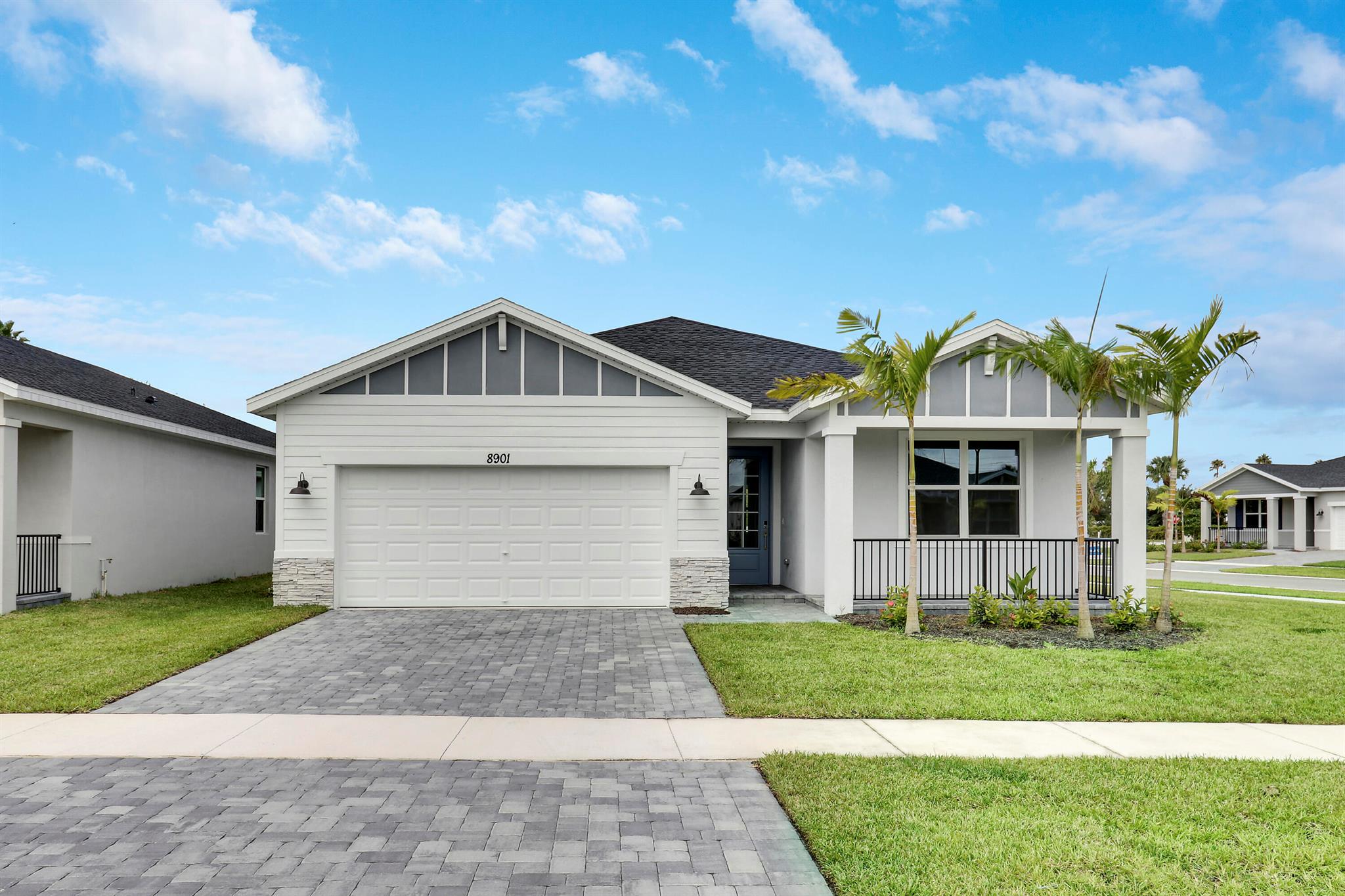 Chance to rent in the Community of AZALEA in Port St. Lucie. Brand new build, gated community, move in ready, Energy efficient 4 bed, 3 bath gem, spacious 2 car garage, designed for modern living with spray foam insulation, impact windows, and cutting-edge smart home security. The Open concept layout offers a spacious kitchen that seamlessly flows into the living and dining areas, perfect for family gatherings or entertaining. Easy access to commuter routes and just minutes from St. Lucie West's Town Center, championship golf, dining and entertainment. Washer/Dryer not shown in pics but will be available this Friday. Window blinds will be put up for privacy.