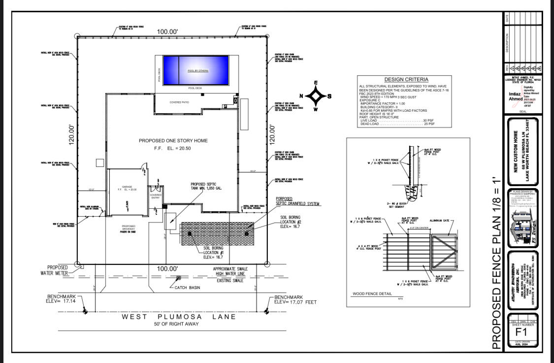 FLORIDA GARDENS PLAT 4 UNREC ON AM-10 - Residential