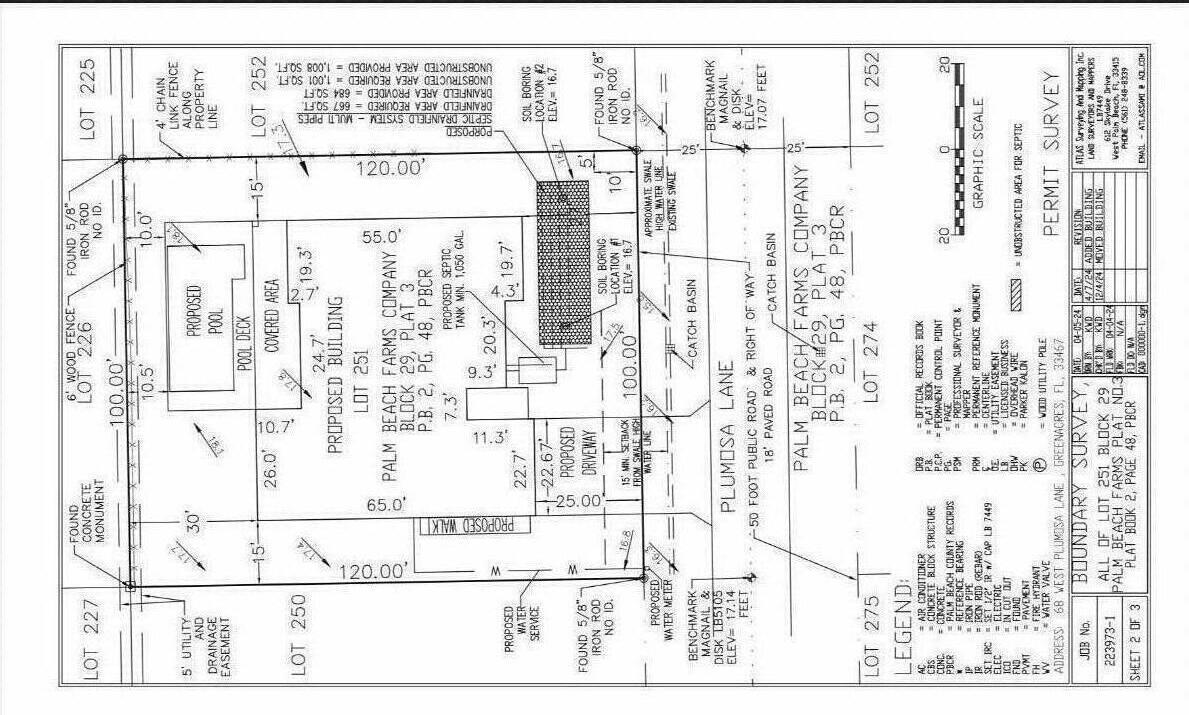 FLORIDA GARDENS PLAT 4 UNREC ON AM-10 - Residential