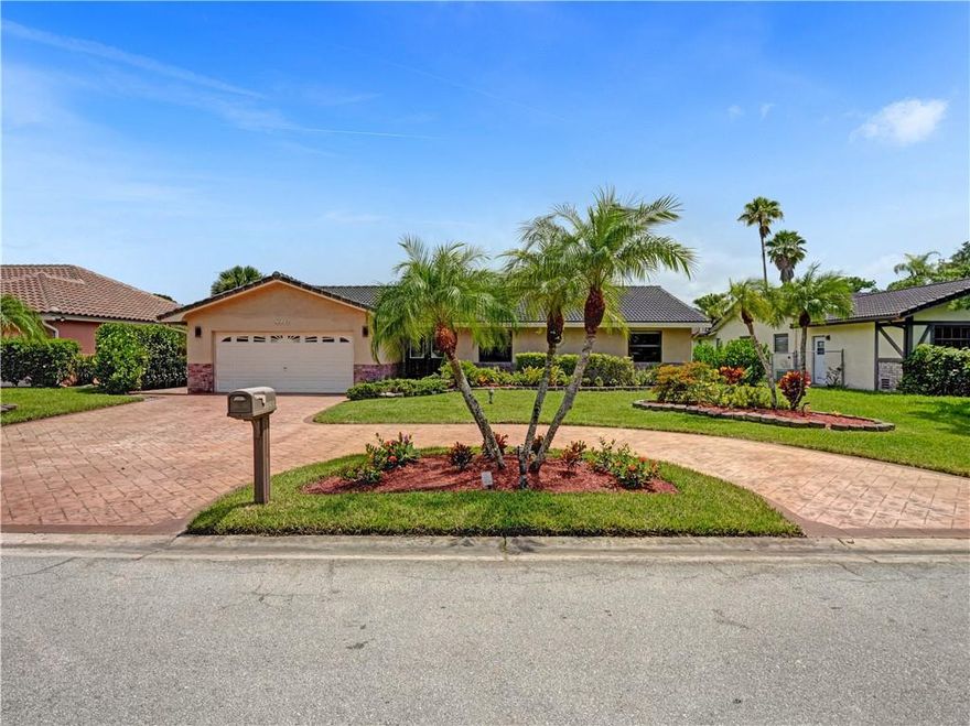Welcome to this stunning 4-bedroom, 2-bathroom waterfront home nestled along a serene canal. With a picturesque pool, this residence offers a harmonious blend of comfort and luxury. The interior features a spacious layout adorned with nice finishes and an abundance of natural light. The open-concept kitchen boasts newer appliances, granite countertops, and ample cabinetry. Unwind in the inviting living room or retreat to the generous bedrooms, each providing a peaceful oasis. Step outside to where you'll find a sparkling pool perfect for relaxation and entertaining. The waterfront location offers fantastic views right from your backyard. Immerse yourself in the tranquility of this beautiful home, creating lasting memories in a coveted waterside setting.