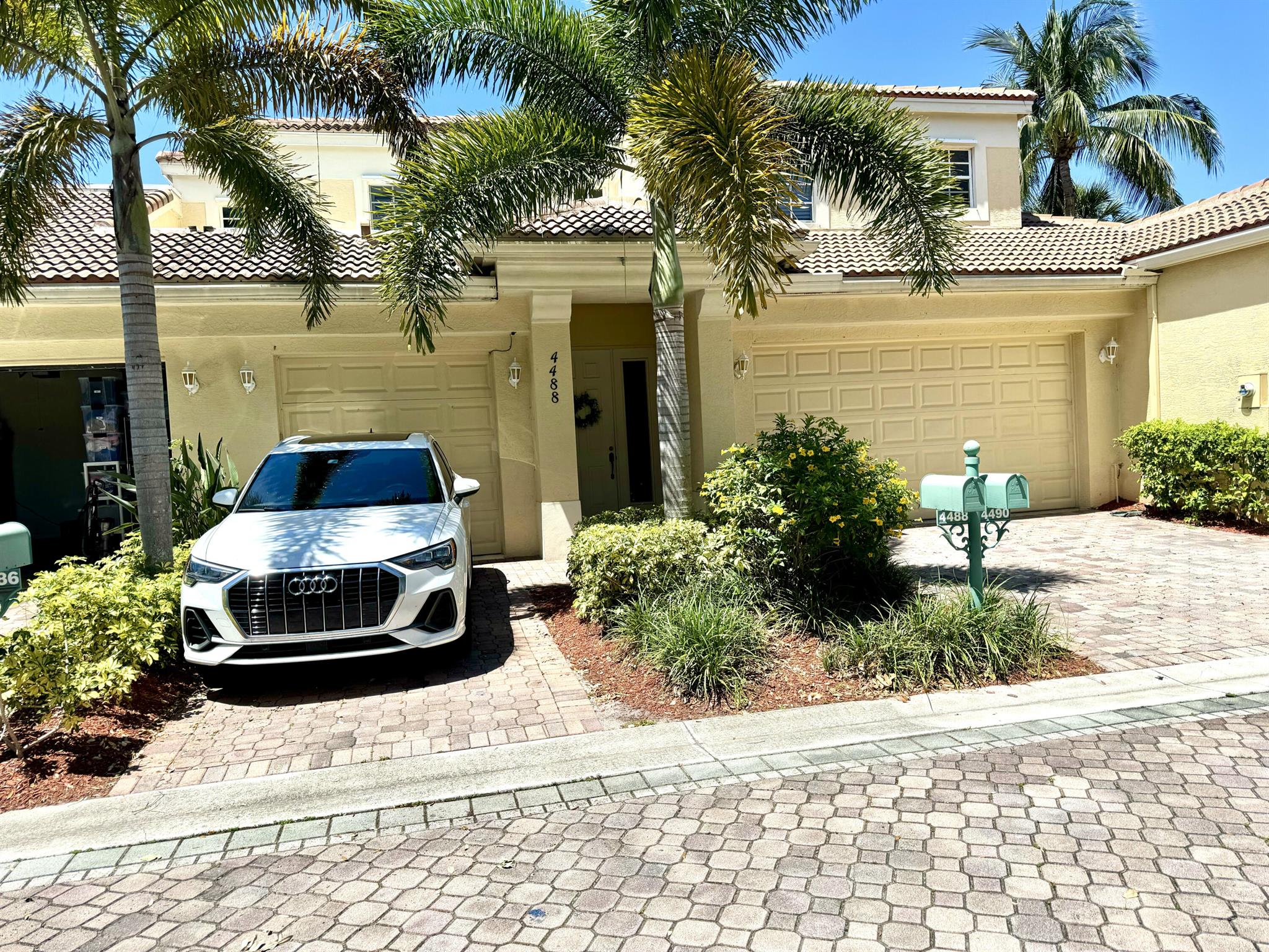 Unique rental opportunity in PGA Commons. Excellent location in the heart of Palm Beach Gardens. Walk to all the popular restaurants. Great outdoor patio space overlooking the lake and golf course! Beautiful views!! Single car garage with extra storage space. Very well maintained/light and bright inside. Large window overlooking the lake/golf course. Beautiful views from master bedroom and bathroom. Both bedrooms are upstairs and large/very spacious rooms. Each one has its own bathroom.. One half bathroom downstairs. Also a great bar space has been added under the stairs. Rarely available - fantastic townhome! THIS ONE WON'T LAST!!