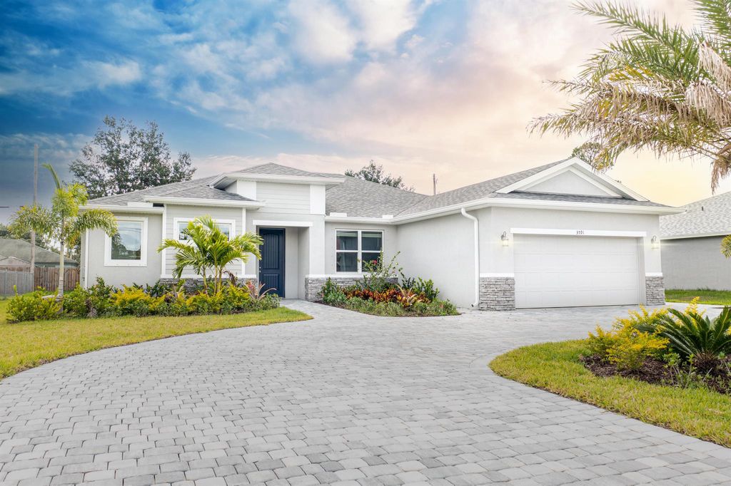 Photo of 3902 SW Halcomb Street, Port St Lucie, FL 34953 (MLS # R10881537)