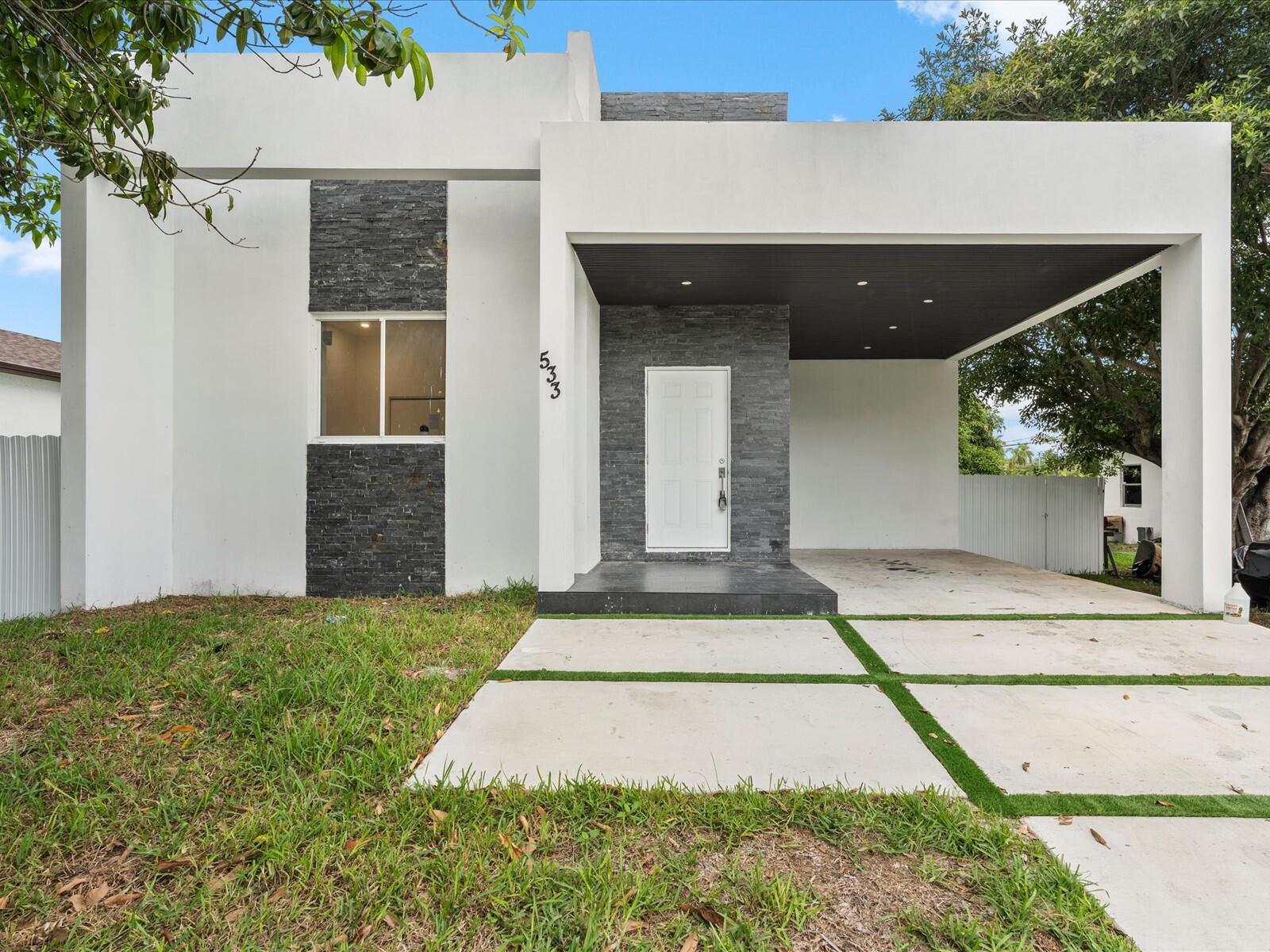:Discover contemporary living in this brand-new construction home, set for completion in Q2 2025. Nestled on a 5,400 sq. ft. lot, this 1,650+ sq. ft. residence offers a seamless blend of style and functionality. Featuring 3 bedrooms, 2.5 bathrooms, and a thoughtfully designed open layout, every detail is crafted for comfort and sophistication. Enjoy a turnkey experience with high-end appliances included, ensuring effortless convenience from day one. Ideally located near Downtown Fort Lauderdale, Las Olas Beach, top-tier golf courses, fine dining, and premier shopping, this home puts the best of the city at your doorstep. Whether hosting or unwinding in your private retreat, this home is designed for modern living. Secure this stunning new build today!