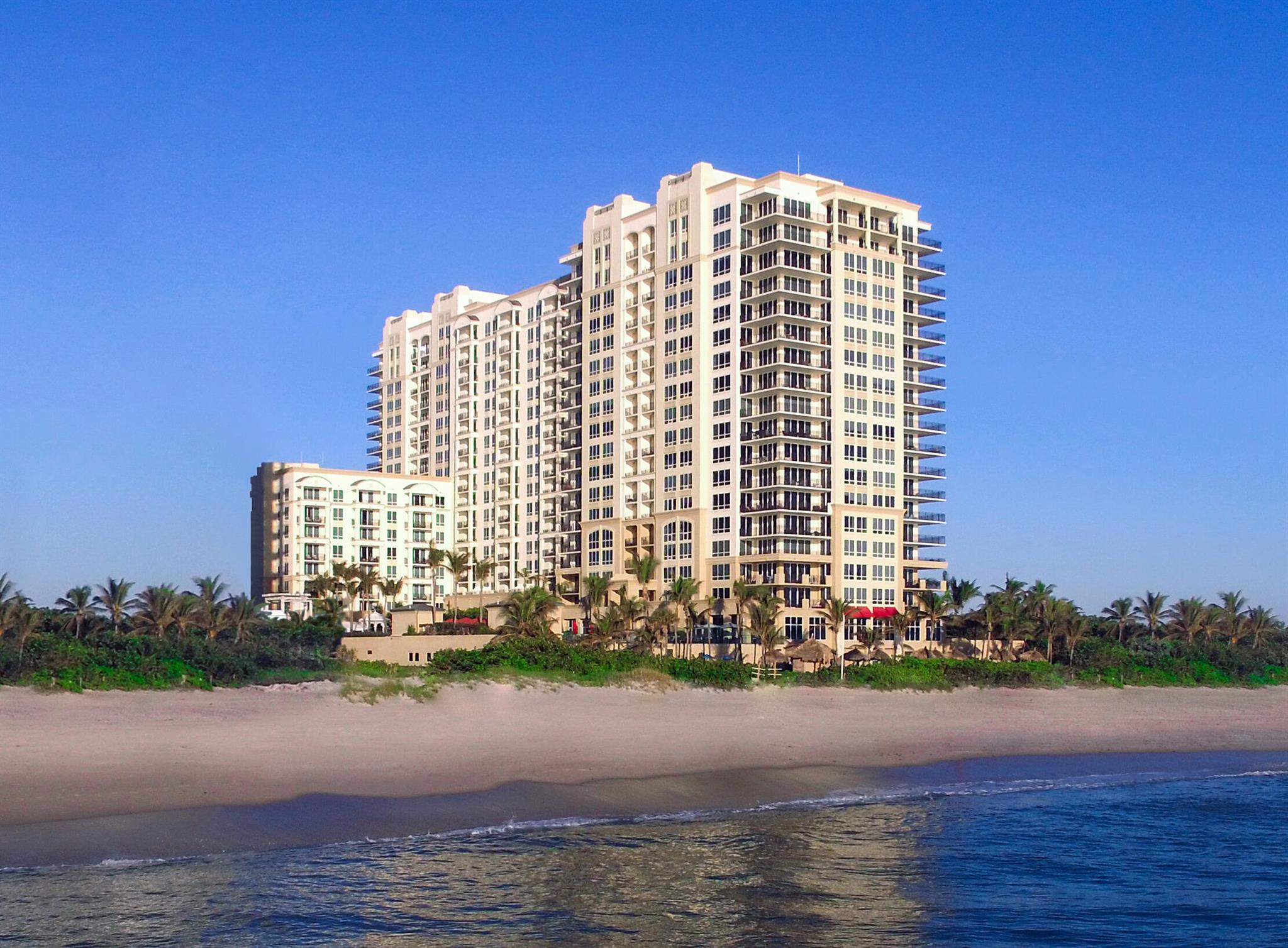 Listing price is for 1 month off-season month rental. DAILY HOUSEKEEPING w/nightly rentals. Call for nightly, weekly, monthly, and seasonal prices. UPPER PRESIDENTIAL PENTHOUSE SUITE available for nightly/weekly/monthly rentals. 2,833 total sq. ft. furnished, at the exclusive Ocean front 4.5 star Palm Beach Singer Island Resort & Spa, with sophisticated resort style living. Breathtaking ocean views and romantic sunsets from 2 large balconies.The Resort features a lagoon style pool, waterslide, waterfalls, infinity lap pool, cabanas, 8500 sq. ft. spa and fitness center, movie theater, 3 bars,3 restaurants, in-room dining, lounge, gym, kids club, 4,000 sf of meeting space, beach, Butler service, and valet parking attendants. Full-time concierge will enrich guest's experiences including