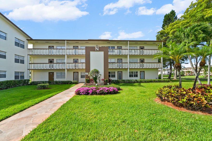 Move right into this beautifully updated ground floor condo in the sought-after 55+ community of Century Village Boca Raton. This spacious 1 bedroom, 1.5 bath residence features a renovated kitchen with wood cabinetry, marble countertops, updated baths, tile flooring throughout, crown molding, central A/C, and an enclosed patio.  This unit offers easy first-floor living with assigned parking nearby. Enjoy resort-style amenities including clubhouse, fitness center, pools, tennis, pickleball, courtesy bus service, theater, social activities, and more. Conveniently located close to shopping, dining, and major highways
