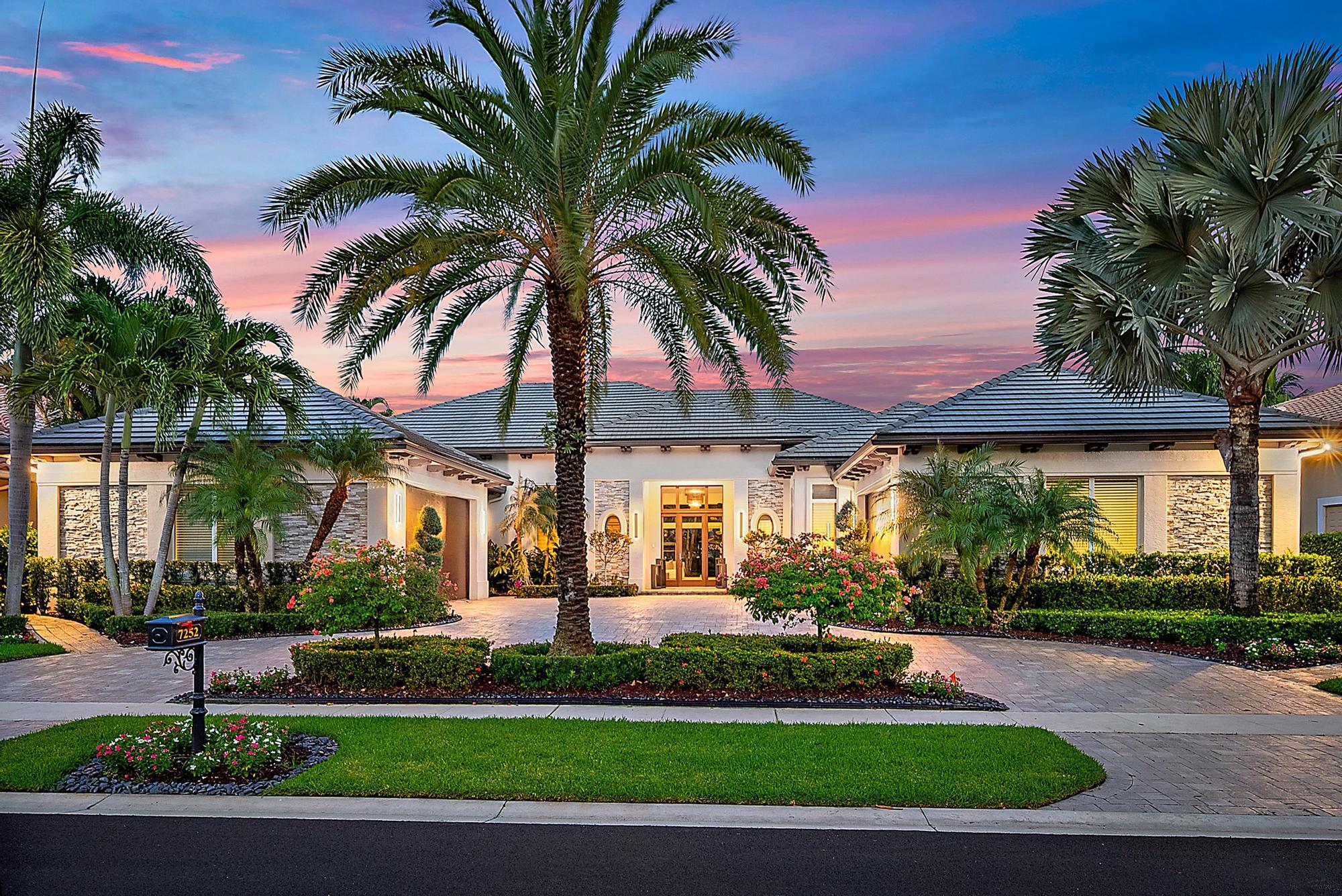 IMMEDIATE PREMIERE GOLF MEMBERSHIP AVAILABLE WITH THE PURCHASE OF THIS FULLY FURNISHED CONTEMPORARY ESTATE HOME IN THE CLUB AT IBIS. This fully furnished home, one of the newest estates in Ibis, represents the pinnacle of luxury. Located in the prestigious Bay Pointe enclave, the residence offers sweeping panoramic views of the 4th and 5th holes of the Nicklaus-designed Tradition Course, all framed by a coveted southeast rear exposure that captures ideal natural light throughout the day. Meticulously curated by Restoration Hardware, and featuring approximately one million dollars in furnishings and improvements, this home is a true showcase of refined elegance, where timeless style meets contemporary design.