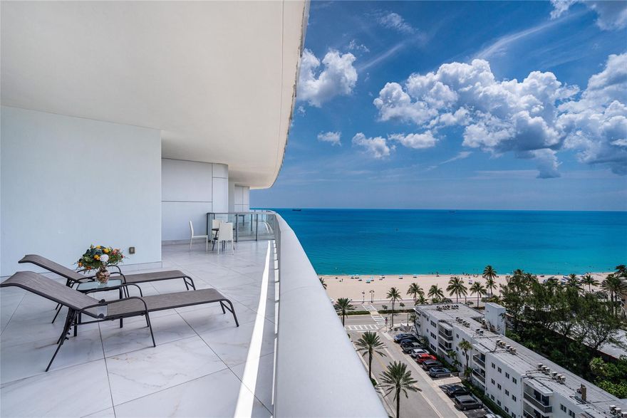 Experience refined beachfront luxury at The Paramount on Fort Lauderdale Beach. This stunning 2-bed, 2.5-bath residence offers 1,910 sq ft of beautifully curated living space with panoramic ocean and Intracoastal views from its expansive SE balcony. Interior highlights include custom built-ins, Wooden Patent Porcelain and marble floors, recessed lighting, a chef’s kitchen with premium counters, top-tier appliances, wine cooler, and an oversized island. Enjoy custom closets, spa-style marble baths, private elevator entry, two parking spaces, valet, storage, and access to resort-style pool, cabanas, spa, sauna, steam room, gym, business center, billiards, BBQ area, and concierge services. A rare opportunity for elevated coastal living.
