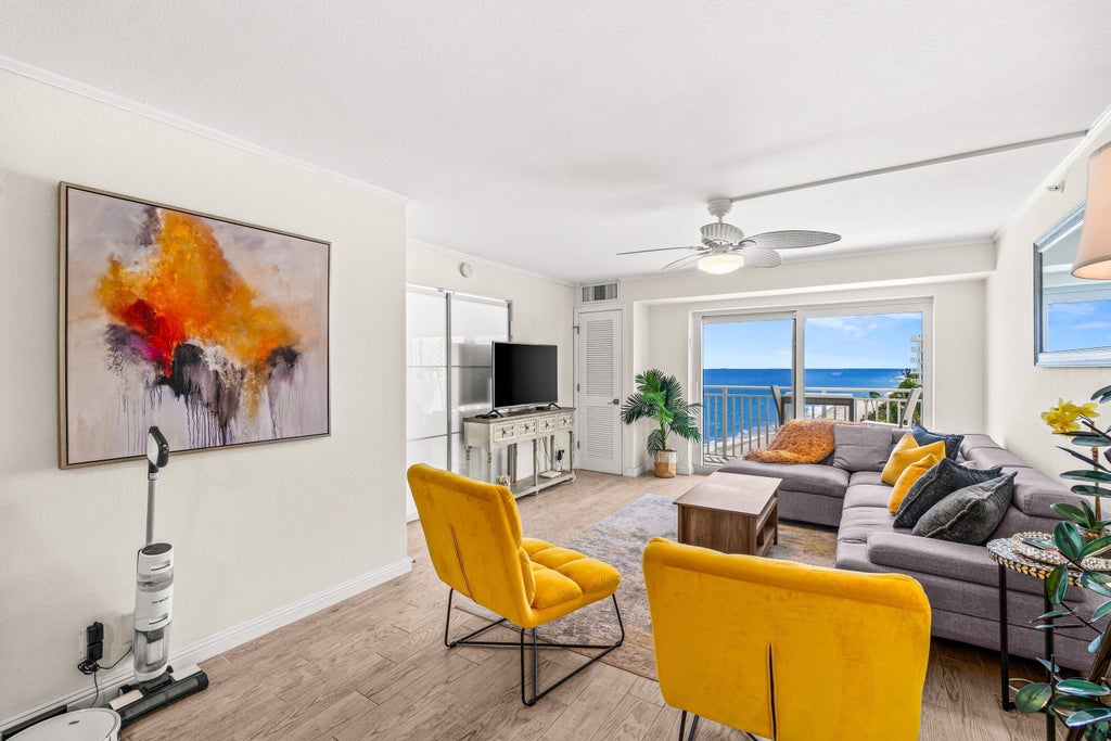 Photo of 4511 S Ocean Boulevard #607, Highland Beach, FL 33487 (MLS # B26067854)