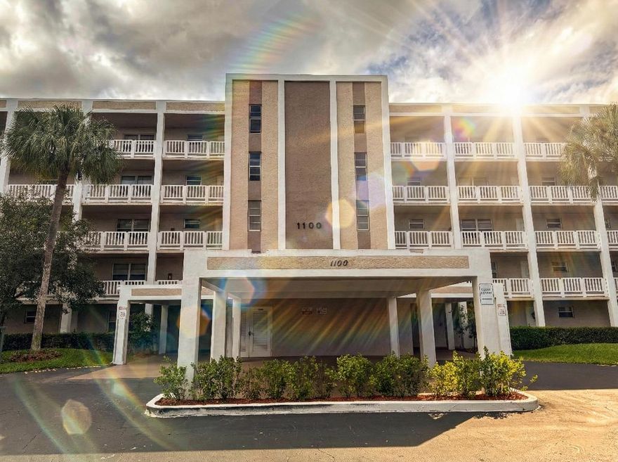 Bright 1 Bed / 1.5 Bath, 835 sq ft Condo in the Heart of Coral Springs. Welcome to this inviting 1-bedroom, 1.5-bath condo in the quiet and well-kept Sherwood Square community for all ages. The unit has new carpet floors, but original kitchen, bathrooms and everything else. It's priced as Handyman Special and is ready for the new owner. This bright and spacious unit has a great potential, and features an open layout filled with natural light, a comfortable living area, and sliding doors leading to a screened-in balcony overlooking a private, beautifully landscaped green space — perfect for morning coffee or unwinding in the evening. The bedroom offers generous closet space, and the half bath adds extra convenience for guests. The building includes elevator access, laundry facilities on each floor, assigned parking, and plenty of guest parking. Community amenities include a swimming pool, tennis courts, and picnic/BBQ areas. HOA fee of $547 per month includes water, trash, basic cable, and common area services. Ideally located near Coral Square Mall, shopping, dining, and with easy access to the Turnpike. Association requirements: Minimum 690+ credit score (Equifax) for all buyers. No pets allowed. No pickup trucks, commercial vehicles, or large SUVs. Maximum vehicle size: 72' W x 72' H x 192' L. Leasing allowed after 1 year of ownership. A great opportunity to enjoy a convenient South Florida lifestyle in a prime Coral Springs location.