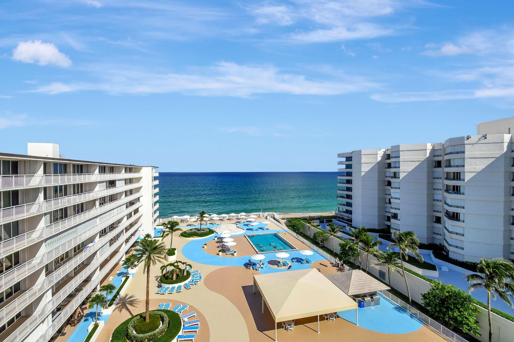 Stunning Oceanfront Condo with Breathtaking Views! Welcome to your dream retreat in coastal paradise! This exquisite 2-bedroom, 2-bathroom condo on the 9th floor of The Barclay building offers unparalleled ocean views and a luxurious lifestyle. Step inside to sweeping vistas from every room, showcased by floor-to-ceiling sliding glass doors that blend indoor and outdoor living. The spacious oversized balcony is perfect for morning coffee or sunset cocktails. Tastefully updated, the interior features gourmet granite countertops and custom cabinetry. The open-concept living area is ideal for entertaining, while the serene bedrooms provide a relaxing sanctuary. Enjoy exceptional amenities, including a sparkling pool and easy beach access--everything you need is just steps away.