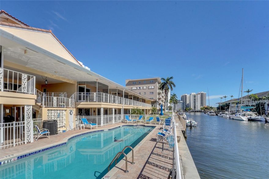 Exceptional waterfront living in one of Fort Lauderdale's most desirable locations. This bright & inviting 1-bed/1-bath residence offers picturesque views of the pool, tranquil canal, and Intracoastal Waterway. The thoughtfully updated kitchen showcases white cabinetry, granite and stainless appliances. A spacious primary bedroom includes a large walk-in closet plus an additional closet for extra storage. Ideally situated just moments from Coral Ridge Mall featuring TJ Maxx, HomeGoods, Target & Marshalls.  Enjoy an array of nearby family-owned restaurants and cafes all within walking distance. The beach is less than a mile away, making it easy to enjoy the best of Fort Lauderdale's coastal lifestyle, w/ convenient beach parking. A rare opportunity to own an affordable slice of paradise.