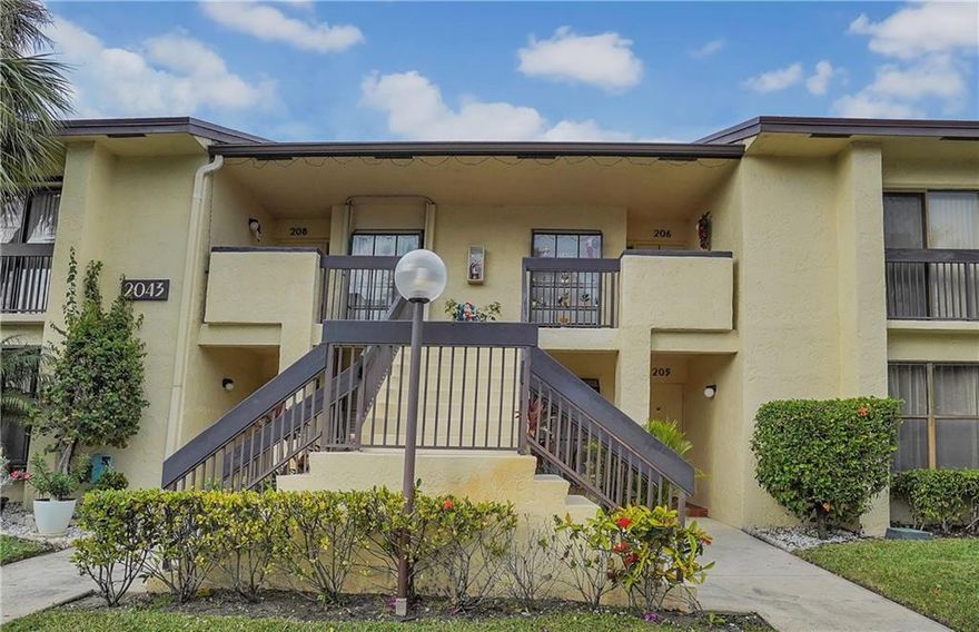 This home features nice updates throughout and plenty of space whether it be your starter or seasonal home. It has a beautiful view of the lake with an enclosed Florida room. A/C updated in 2015 and water heater updated 2017. Enjoy the quiet, nature filled community just west of I-95, with close access to the beaches, shopping, and entertainment. Seller is willing to leave all furnishings if buyer is interested. This unit is move in ready!! This home features nice updates throughout and plenty of space whether it be your starter or seasonal home. It has a beautiful view of the lake with an enclosed Florida room. A/C updated in 2015 and water heater updated 2017. Enjoy the quiet, nature filled community just west of I-95, with close access to the beaches, shopping, and entertainment. Seller is willing to leave all furnishings if buyer is interested. This unit is move in ready!!