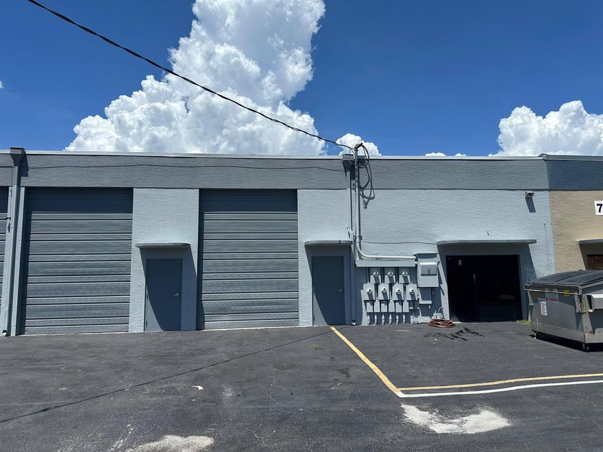 Price is $25.00 per sq ft/yr. Property use permitted: Industrial/Warehouse. No mechanic/ body shop.