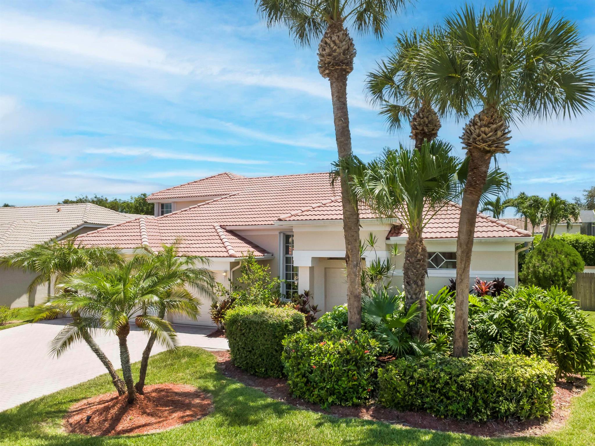 This five bedroom, four bathroom home sits in a beautifully maintained gated community. Private pool! Spacious floor plan! Lush Landscaping! One of the best deals in this very desirable area. Easy access to 95 and the turnpike, close to restaurants, shopping, and highly rated elementary, middle and high schools. No Country Club requirements!