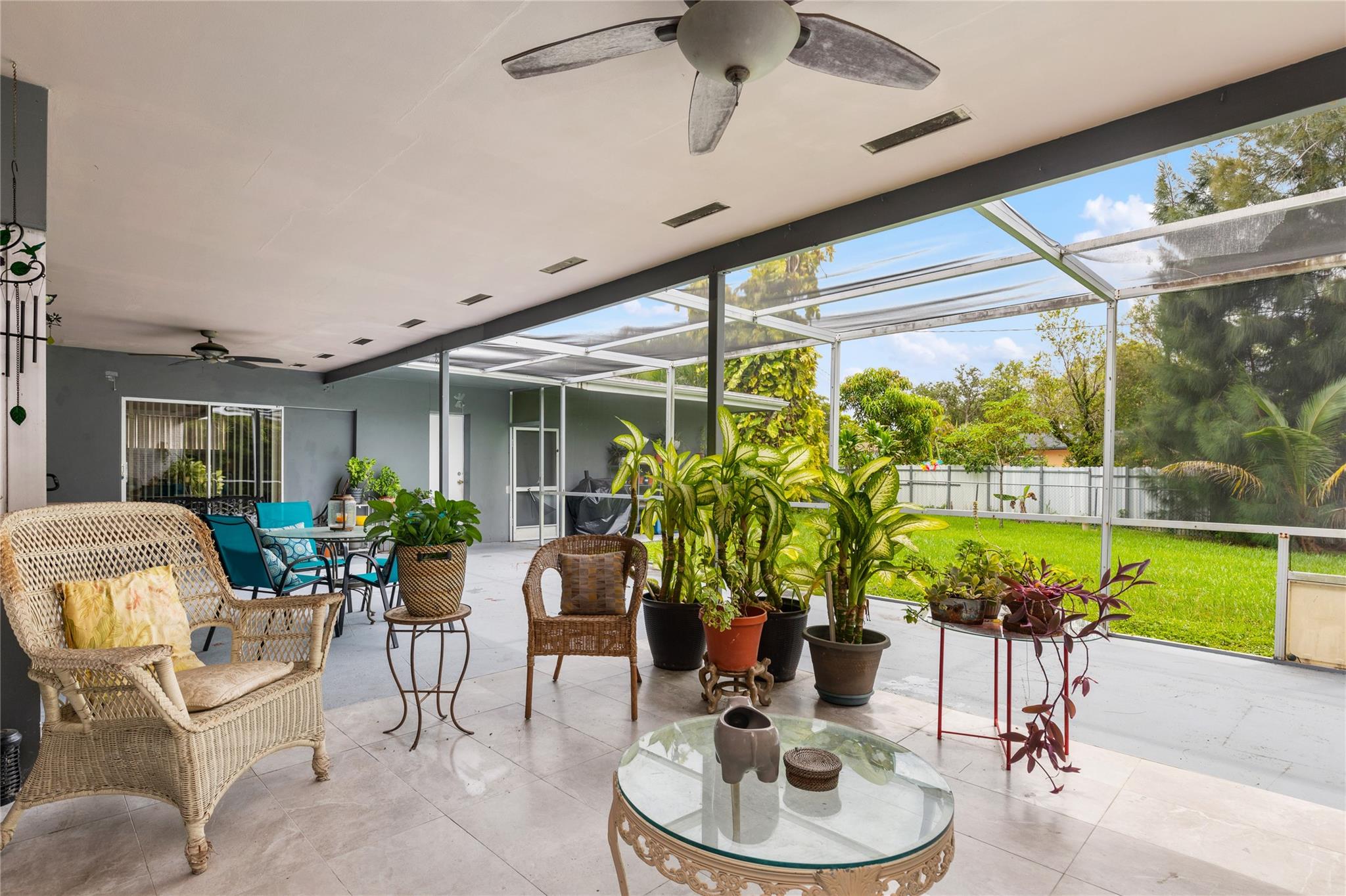 Spacious and well-maintained 4-bedroom, 2-bathroom home on a large corner lot in a quiet, family-friendly North Miami neighborhood. Offers 2,126 sq ft of living space with a bright, open-concept layout ideal for both daily living and entertaining.
Features include a 2-car garage, a fully enclosed patio providing flexible space for a home office, gym, or playroom, and a generously sized backyard with plenty of room to add a pool or customize your outdoor space.
Recent updates: Roof (2016), A/C (2021), Water Heater (2022). FHA and VA financing accepted. With a bit of DIY, this home has the potential to be truly state-of-the-art.
Don’t miss out on this incredible opportunity!