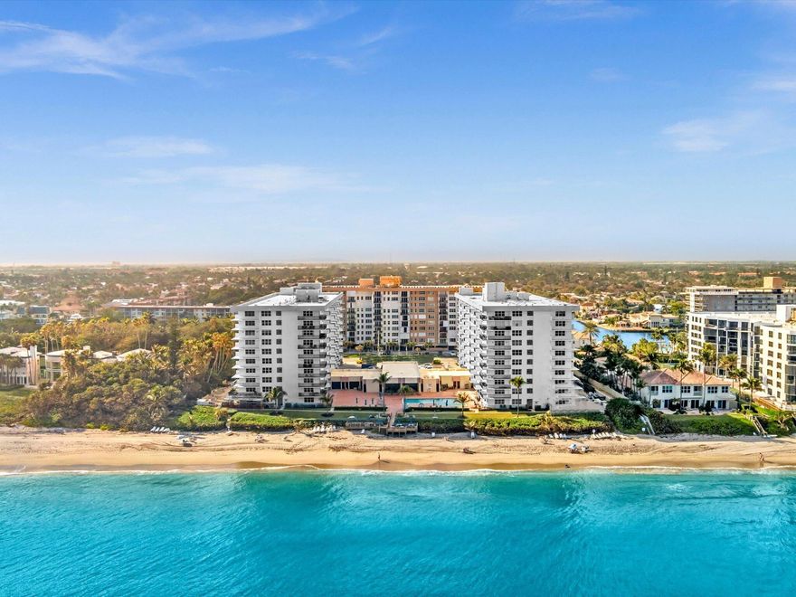 Positives about this unit - 1. Atlantic Ocean is your backyard. 2. Corner unit w/ tons of natural light flow. 3. Renovated kitchen. 4. Renovated master bath. 5. Renovated 2nd bath. 6. Hurricane Impact Windows & sliders. 7. Wood floors throughout. 8. Smooth Ceilings (no popcorn). 9. Ceiling fans in all rooms & kitchen. 10. Atlantic Ocean is your backyard (oh I said that already).  Don't miss out on this incredible opportunity to purchase this stunning condo on the prestigious Hillsboro Mile. As you can see w/ your own eyes, this unit will be gone if you hesitate. Come see it in person & you'll fall in love. It's the only move-in ready 2br condo along the mile for under $400,000. I'm excited to show it to YOU!  Amenities include a heated oceanfront saline pool, State of the Art fitness center, a one-of-a-kind oversized beachfront deck with picnic tables, 4 Weber gas grills, billiard, ping pong, card room, 24-hour security, bike storage, paddleboard storage, kayak storage and too many other things to mention.