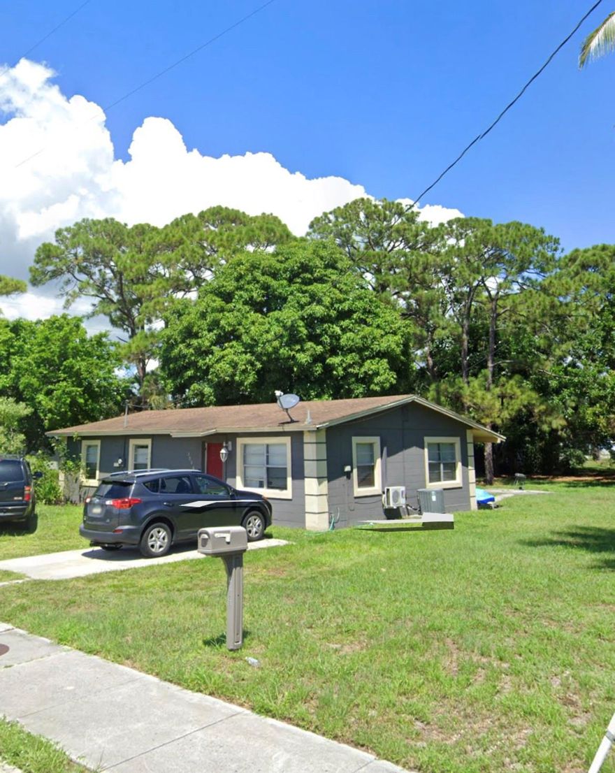 True 4 bedroom with one full bath and one half bath located on double lot of 13,832 Square feet.  Brand new roof September 2023.  Low maintenance. Tenant currently pays $1,375(lease expires 4/30/24) which is way under market for a 4 bedroom single family.  Concrete block home with city water and sewer.  Downtown Fort Pierce is seeing a huge surge of industry with Amazon, the Port of Fort Pierce and so much more.  No associations to deal with.***Calling all investors!!!Owner financing with 20-25% down***