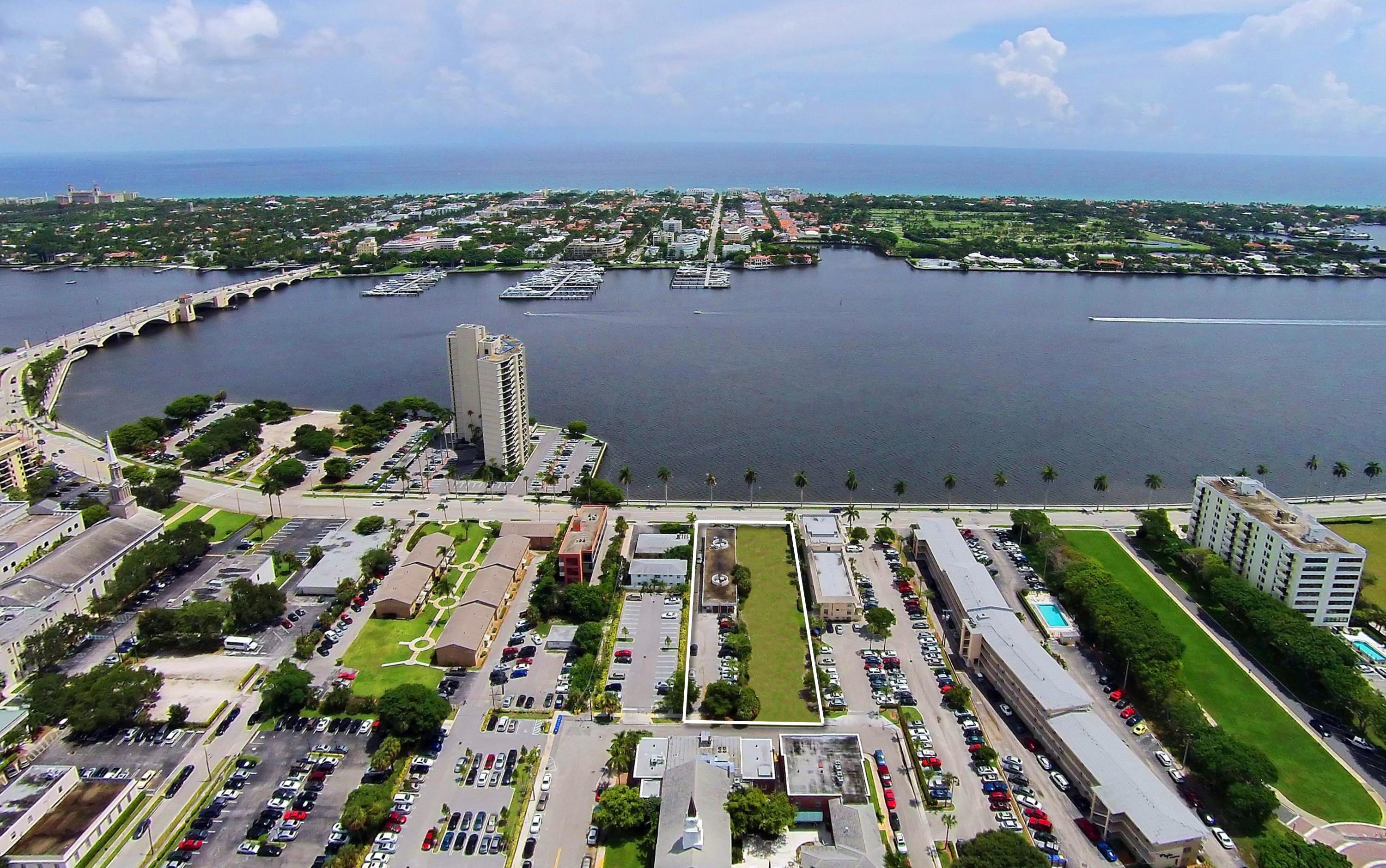 2 Waterfront lots included in list price. Lots 1309 and 1311. Parcel #'s 47434327260020021 & 74434327260020030 Currently zoned Professional Office Residential POR (74-West Palm Beach). 1311 includes riparian rights.