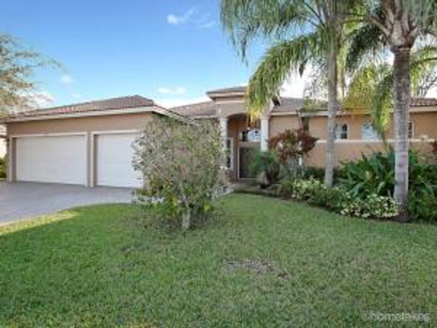 BEAUTIFUL 4/3 ONE-STORY ESTATE HOME WITH DEN ON A CUL-DE-SAC. OVERSIZED PRIVATE LOT WITH NO REAR NEIGHBORS AND YOUR OWN PRIVATE RESORT. FEATURING CUSTOM LANDSCAPING, FENCED YARD WITH SCREENED PATIO. RELAX IN YOUR HEATED SALT WATER POOL WITH SPA. DIAGONAL TILE FLOORING THROUGHOUT THE LIVING AREAS, CROWN MOLDING, WIRED FOR SURROUND SOUND, WATER FILTRATION SYSTEM,DESIGNER PAINT FORMAL DINING ROOM AND LIVING ROOM, AND A VERY SPACIOUS FAMILY ROOM. GOURMET KITCHEN HAS UPGRADED STAINLESS STEEL APPLIANCES WITH FLAT TOP STOVE, 42" MAPLE WOOD CABINETRY AND UPGRADED TILE BACKSPLASH. THE MASTER SUITE FEATURES  HIS & HER WALK IN CLOSETS, ROMAN TUB, DUAL SINKS, UPGRADED CABINETS, CROWN MOLDING AND TRAY CEILING. SEE SUPPLEMENT REMARKS FOR ADDITIONAL INFORMATION. WASHER & DRYER DO NOT CONVEY.