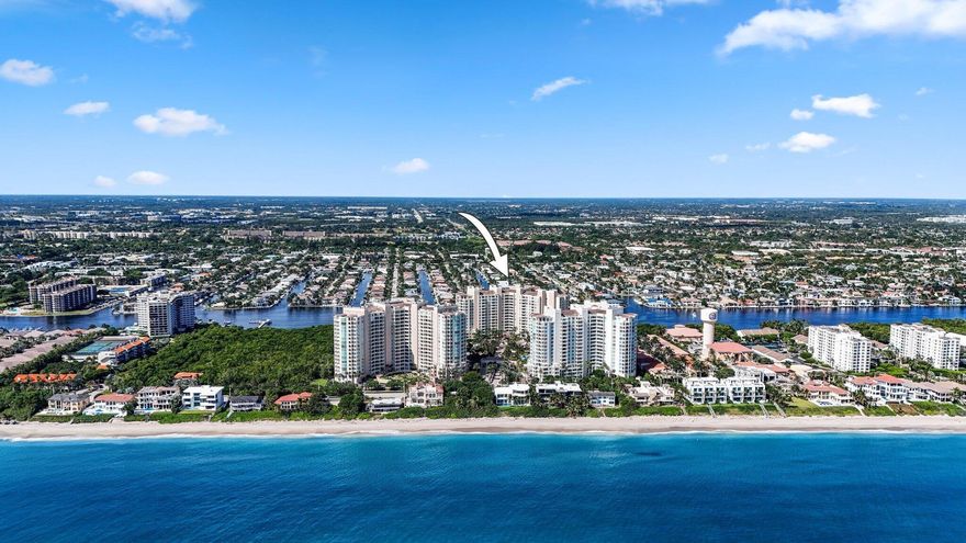 Experience the luxurious beachfront & Intracoastal living at The Toscana West Condo, a stunning gem nestled within the prestigious Highland Beach enclave. This beautiful  3 bed 3.1 bath condo offers breathtaking views of the Atlantic Ocean and Intracoastal Waterway. With a spacious 2,736 square feet of living space, featuring 3 bedrooms and 3.1 bathrooms. Desirable ''1 stack'' with 2 XL balconies & 2 parking spaces & the best unobstructed Sothern views. Residents of the exclusive Toscana community enjoy a plethora of world-class amenities that cater to their every desire. Immerse yourself in Toscana's private beach club, relax by the shimmering pool, stay active at tennis courts & fitness center, and enjoy personalized services provided by the attentive concierge staff.  SEE FLOORPLAN.