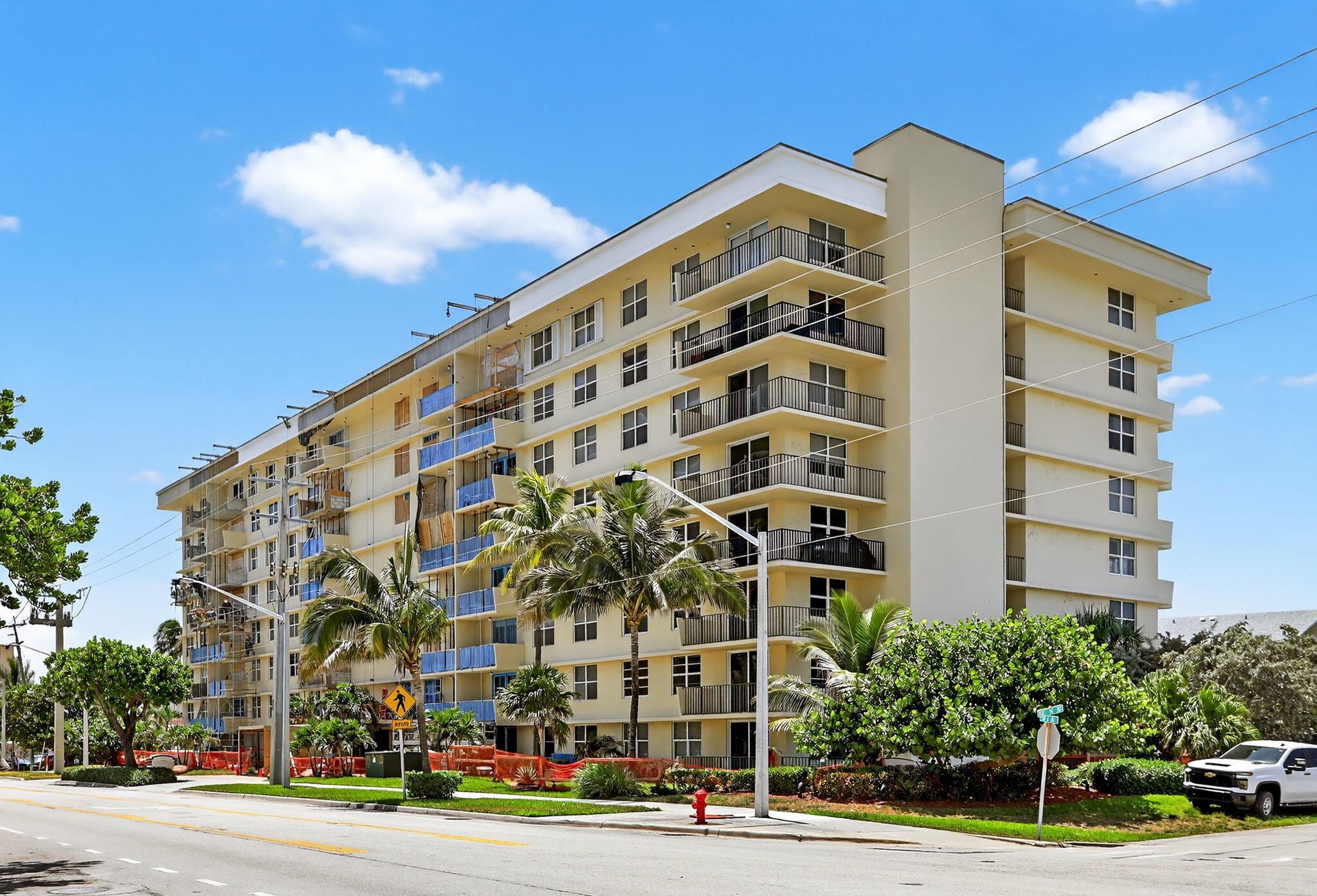 Welcome to this beautifully updated 2-bedroom, 2-bath corner unit located right across the street from the beach. Filled with natural light, this condo features an open layout with a sleek, contemporary design. The modern kitchen boasts stainless steel appliances, stylish cabinetry, and elegant finishes, perfect for both everyday living and entertaining. Enjoy the ease of coastal living in a prime location, just moments from dining, shopping, and the ocean.