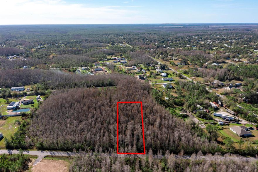 1 acre lot on Luna Drive for sale.  Ready for the new owner to design the landscape.