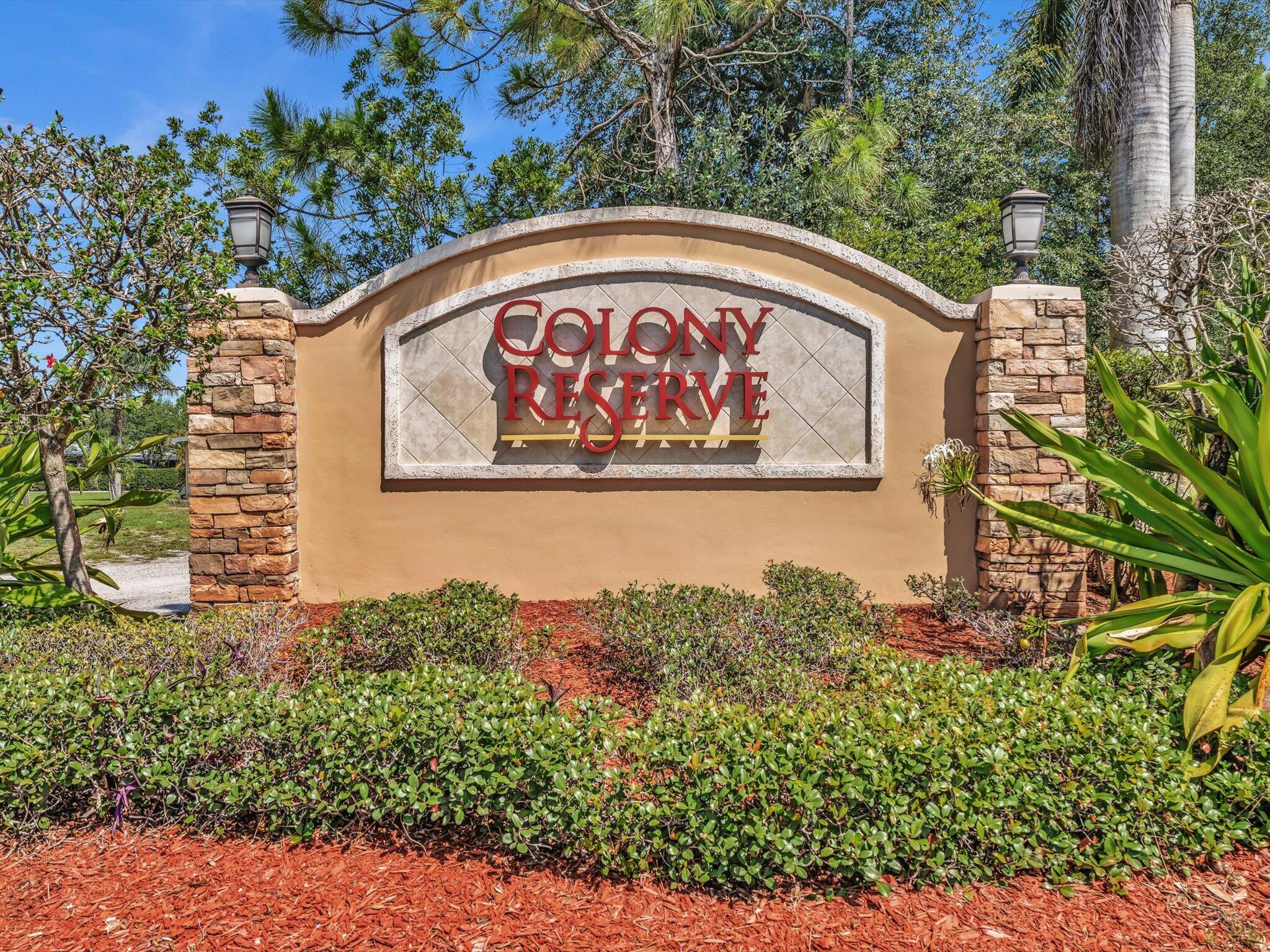 COLONY RESERVE AT LAKE WORTH - Residential