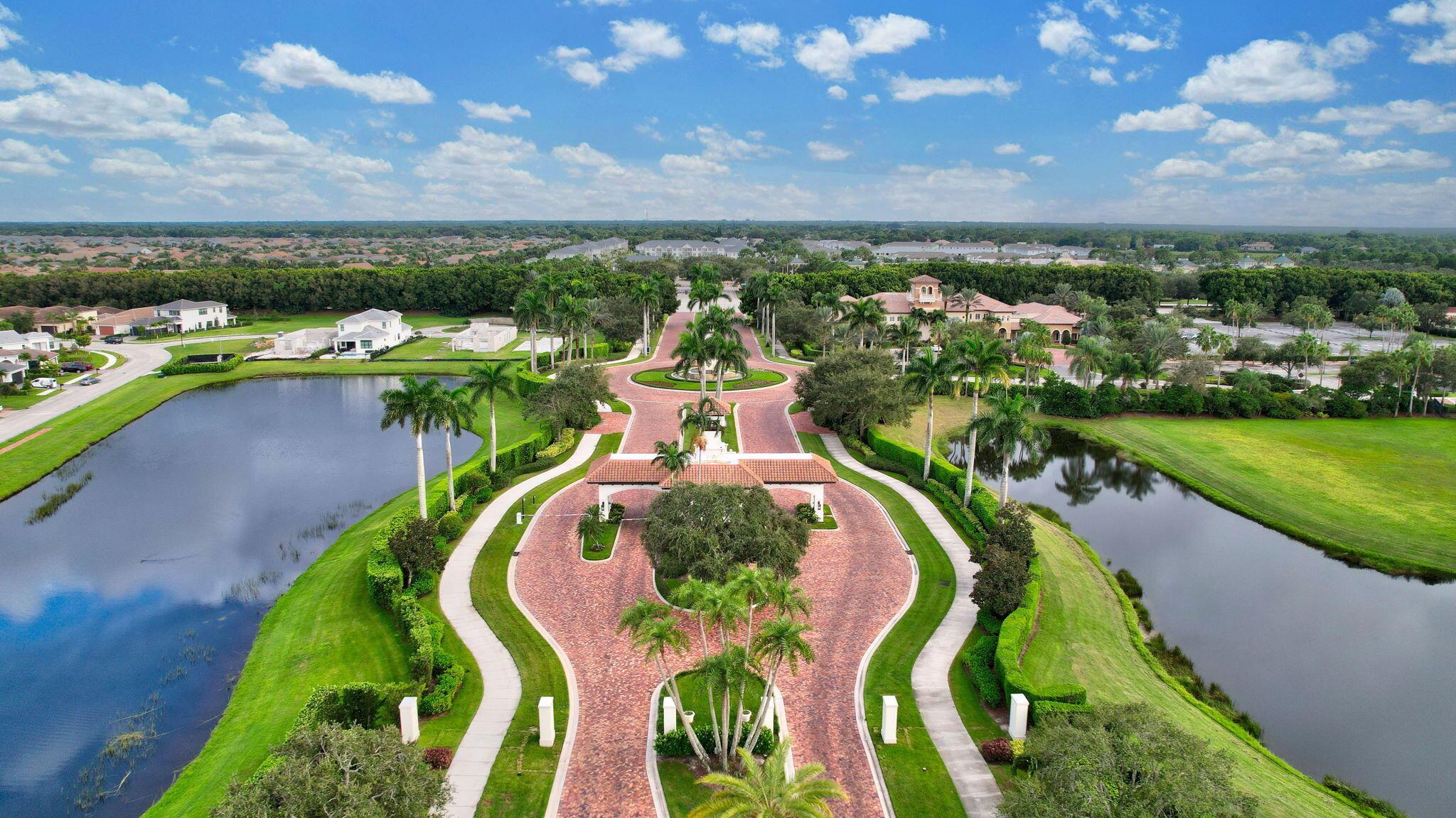 Nature Awaits! Exquisite Upscale Golf & Country Club. No Membership Required. Luxurious Huge Custom 4 Bed Ensuites, 4.5 Ba 3.5 garages. Estate lot on 2nd hole designed by Tom Watson. Granite baths kitchen. 2 offices w/built ins.1st floor Master w/2 master baths. 2 Walk-in closets w/fridge.1st floor Guest ensuite imbues quiet elegance. Formal living & Dining rm, Great rm, bar, stainless appl. covered summer kitchen w/ TV pool/spa. New AC, Mahogany granite flooring, 3.5 car garage -Electric Car. Complete Hurricane Impact Glass, Full House Generator, Lush Landscape. Huge Fenced yard. Immaculate-Move in Condition. Your very own Secure Private Resort. An absolutely lovely home is awaiting. Magnificent views. Extraordinary Location. Act Now! Vacant. OPEN HOUSE SUNDAY NOVEMBER 17th 1-4P